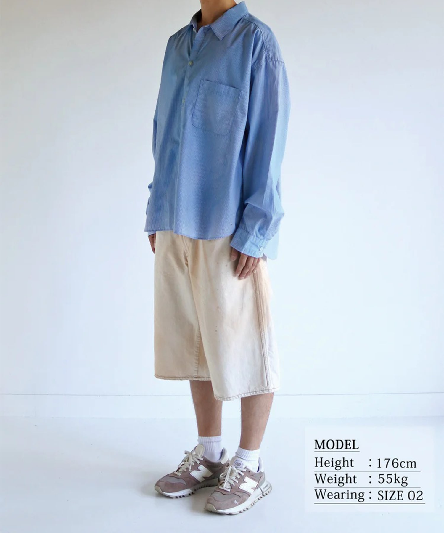 HAND-SPRAYED STRIPE SHIRTS ANACHRONORM