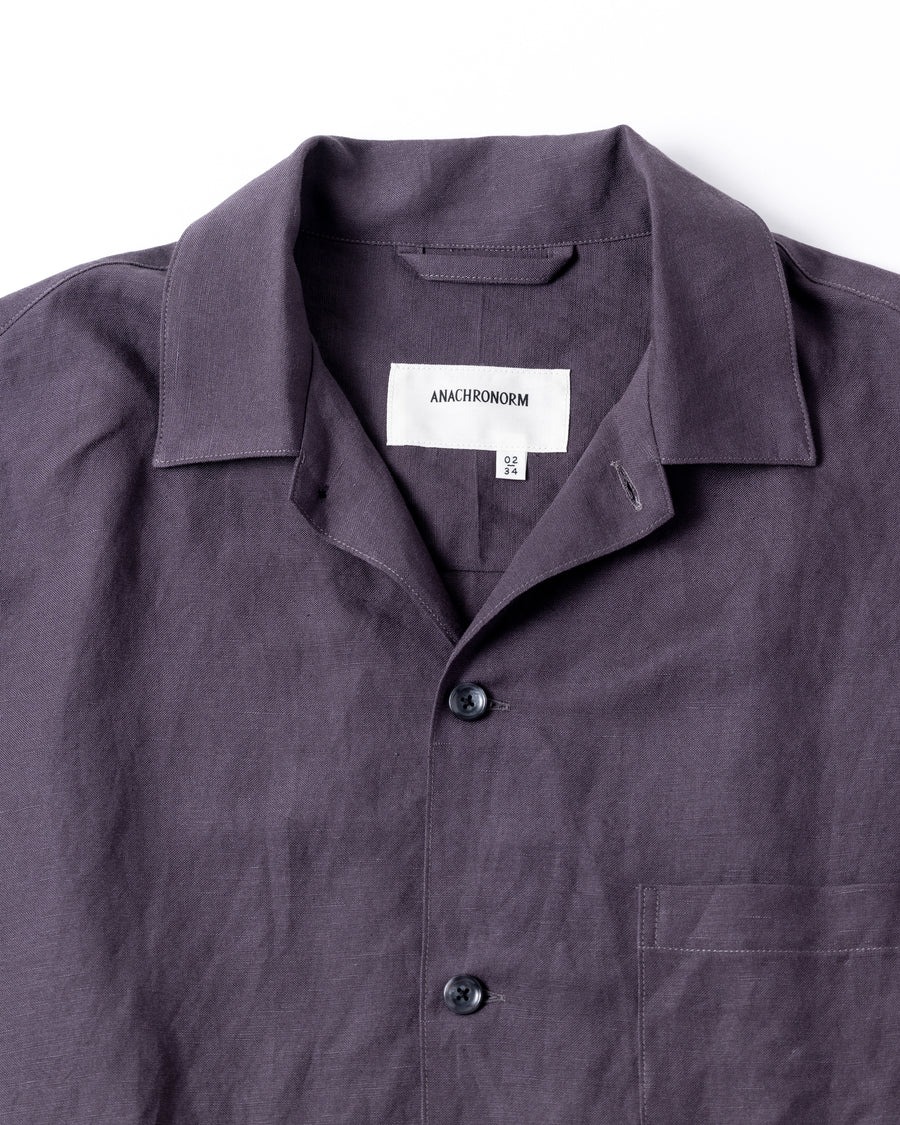 DRAPE LINE OPEN COLLOR SHIRTS ANACHRONORM