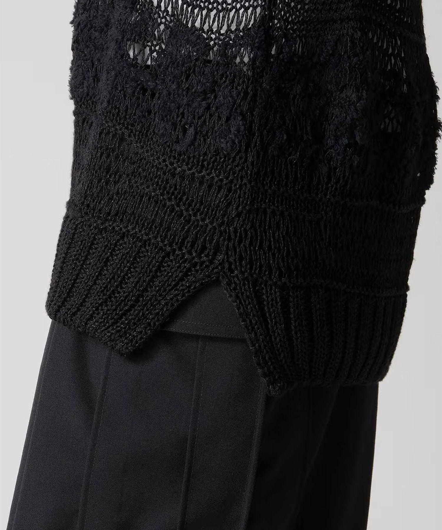 ボーダー切り替えV ベスト Yohji Yamamoto