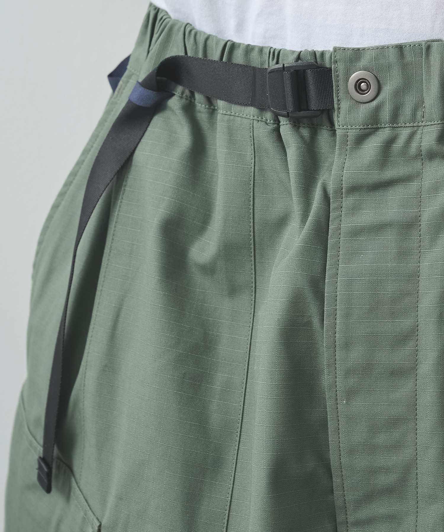 THE CHANGING LENGTH/HEM CROPPED CARGO PANTS POLIQUANT