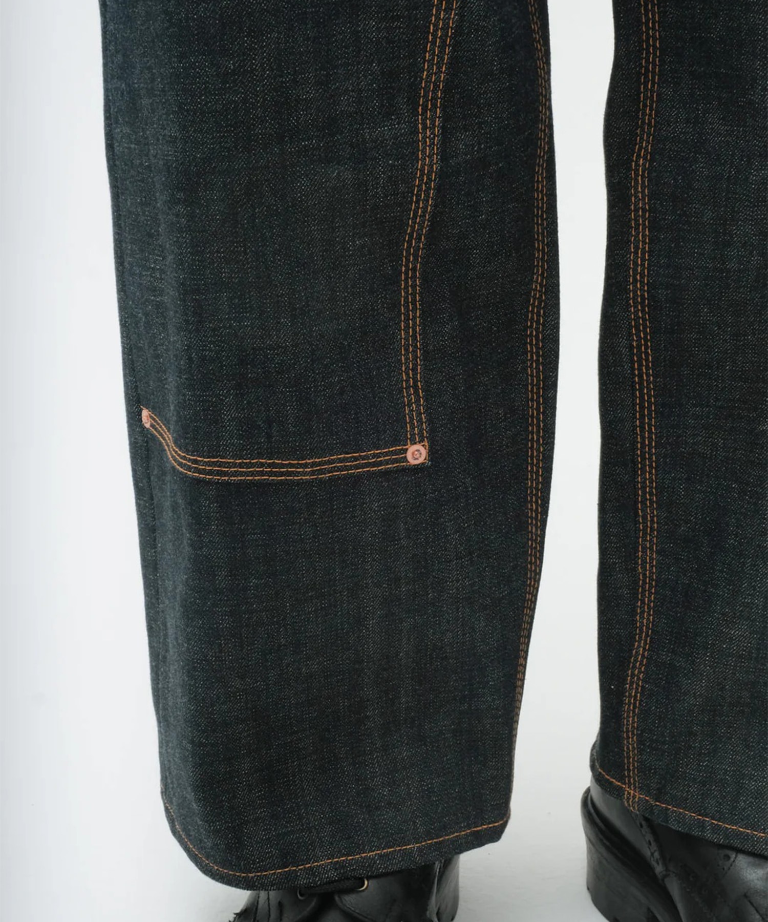 CLASSIC DENIM PANTS DOUBLE KNEE SUGARHILL