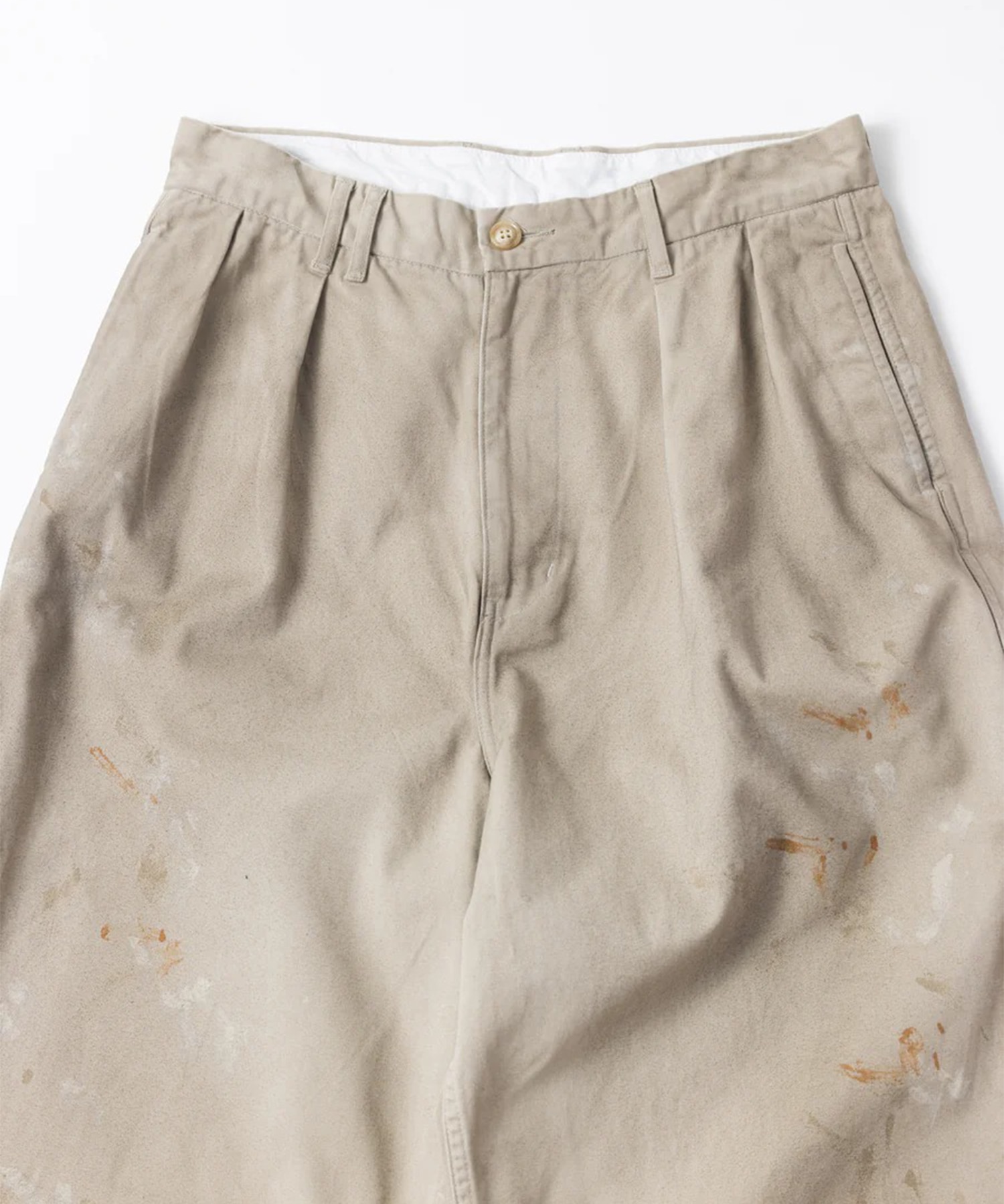 DIRTWORK WIDE CHINO TROUSERS ANACHRONORM