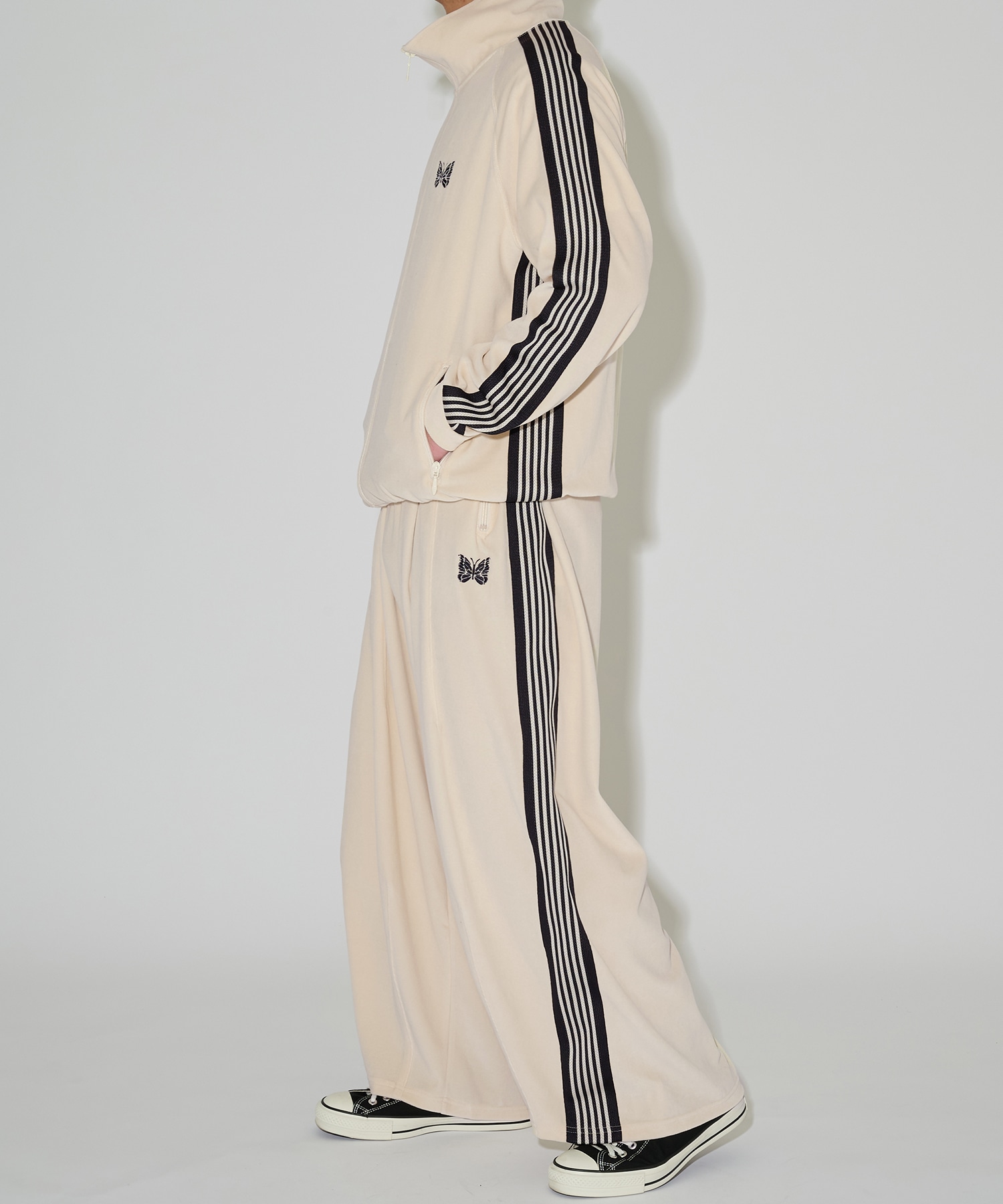別注 Track Jacket - C/PE Velour NEEDLES