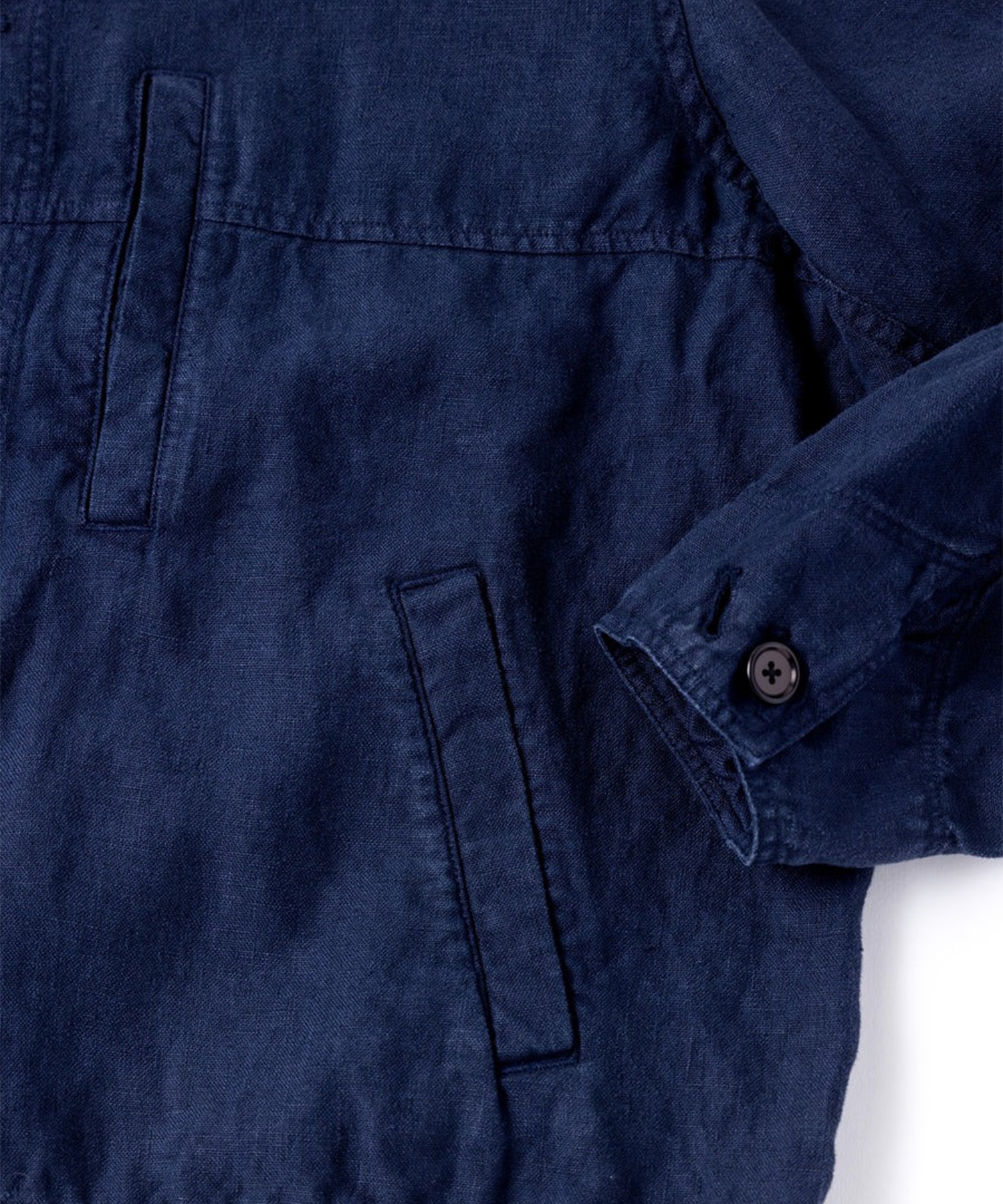 SULFUR DYED LINEN UTILITY JACKET ANACHRONORM