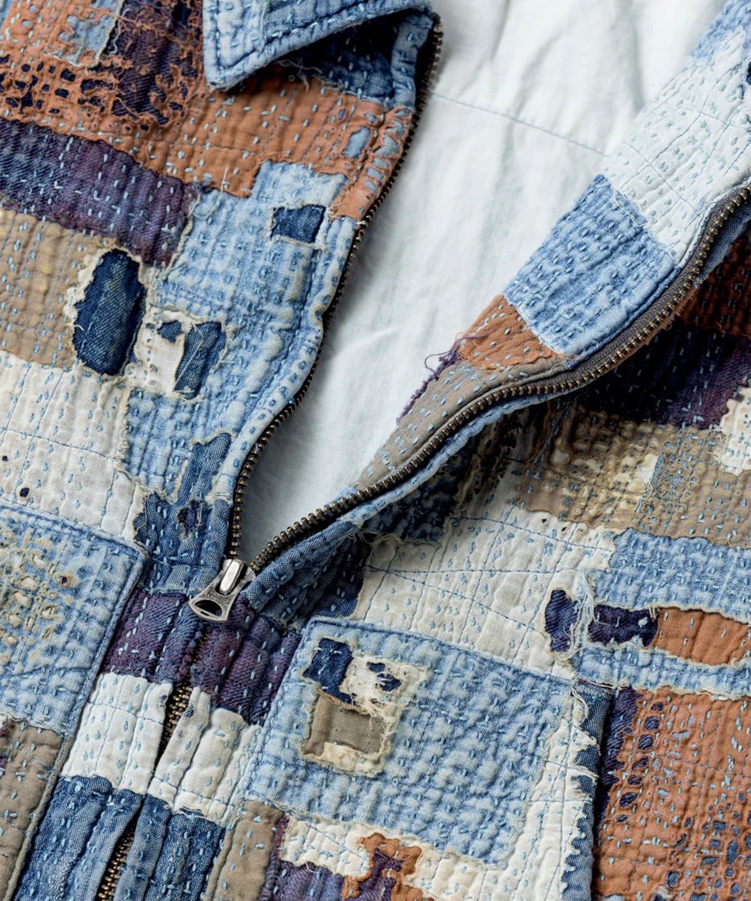 SASHIKO PATCHED JACKET ANACHRONORM