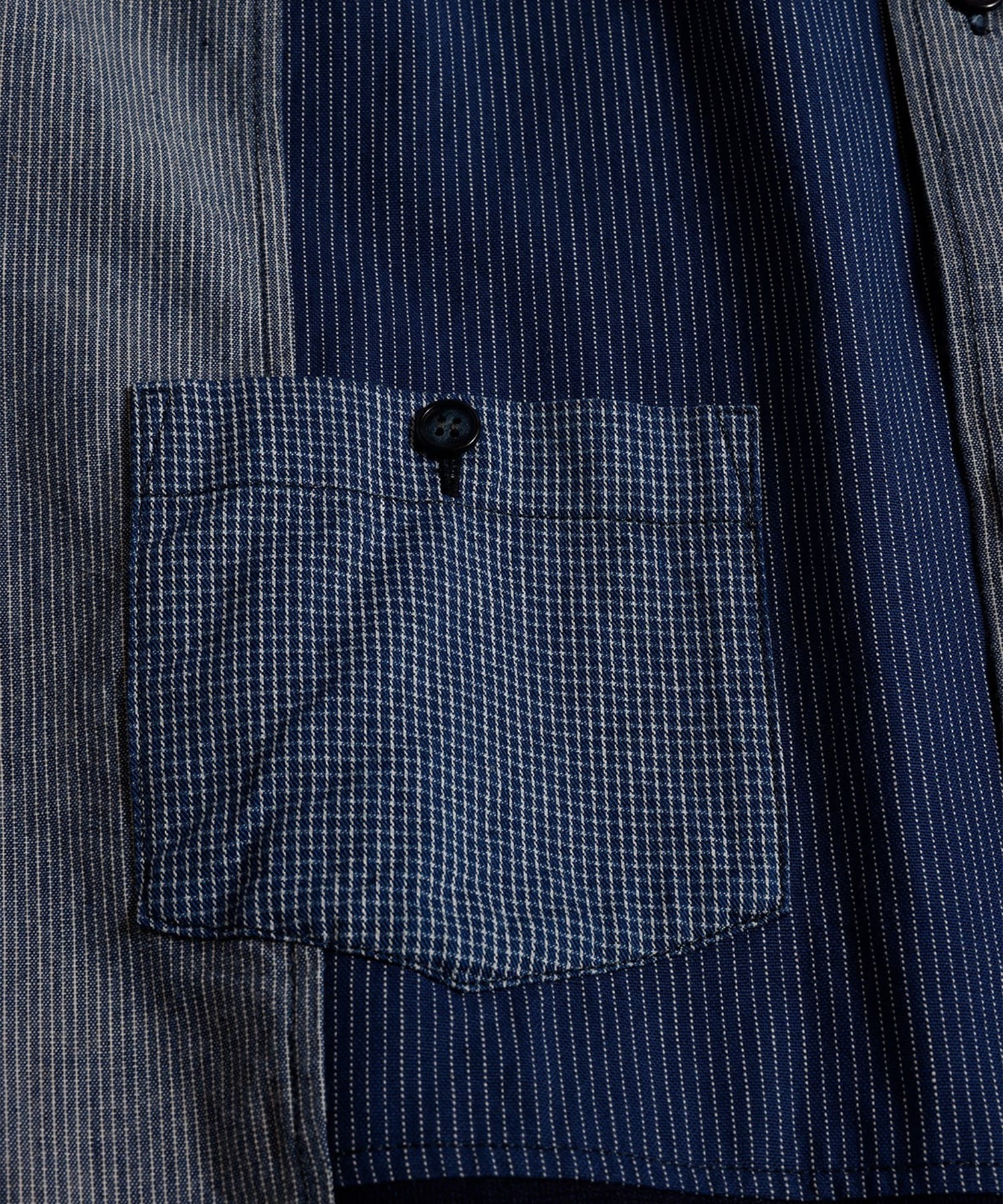 PATCHWORK SHIRT RINSE FDMTL