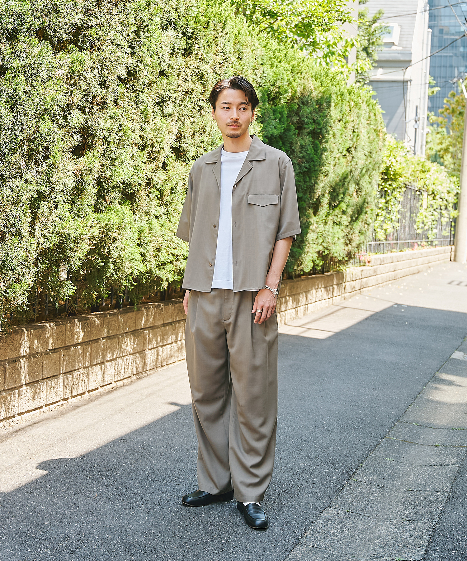 Extra Wool Open Shirts STUDIOUS