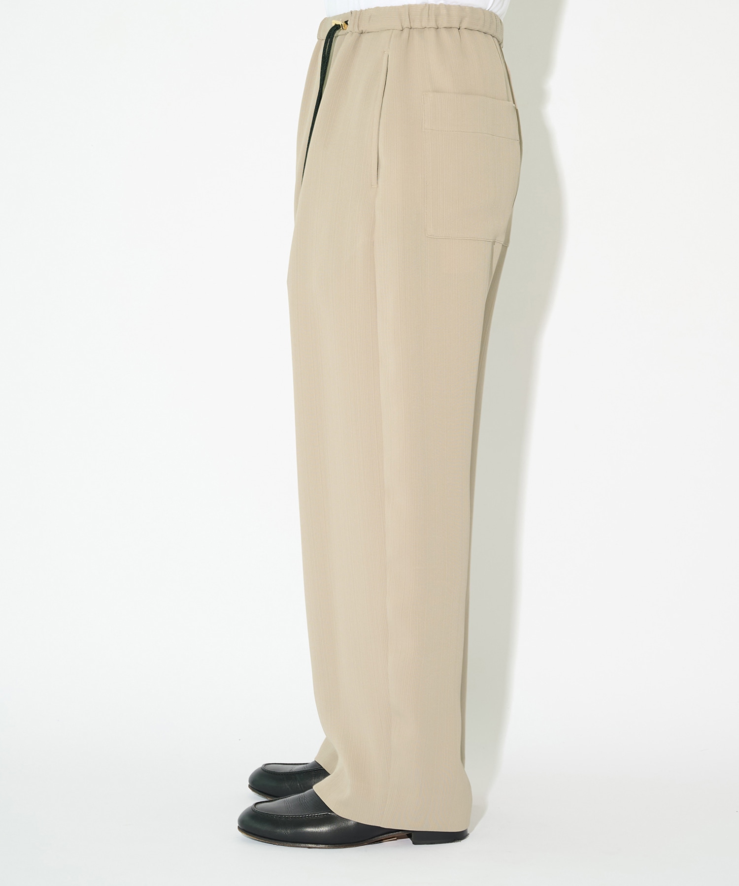 別注 Cord pique Drawstring Relaxed Pants CULLNI