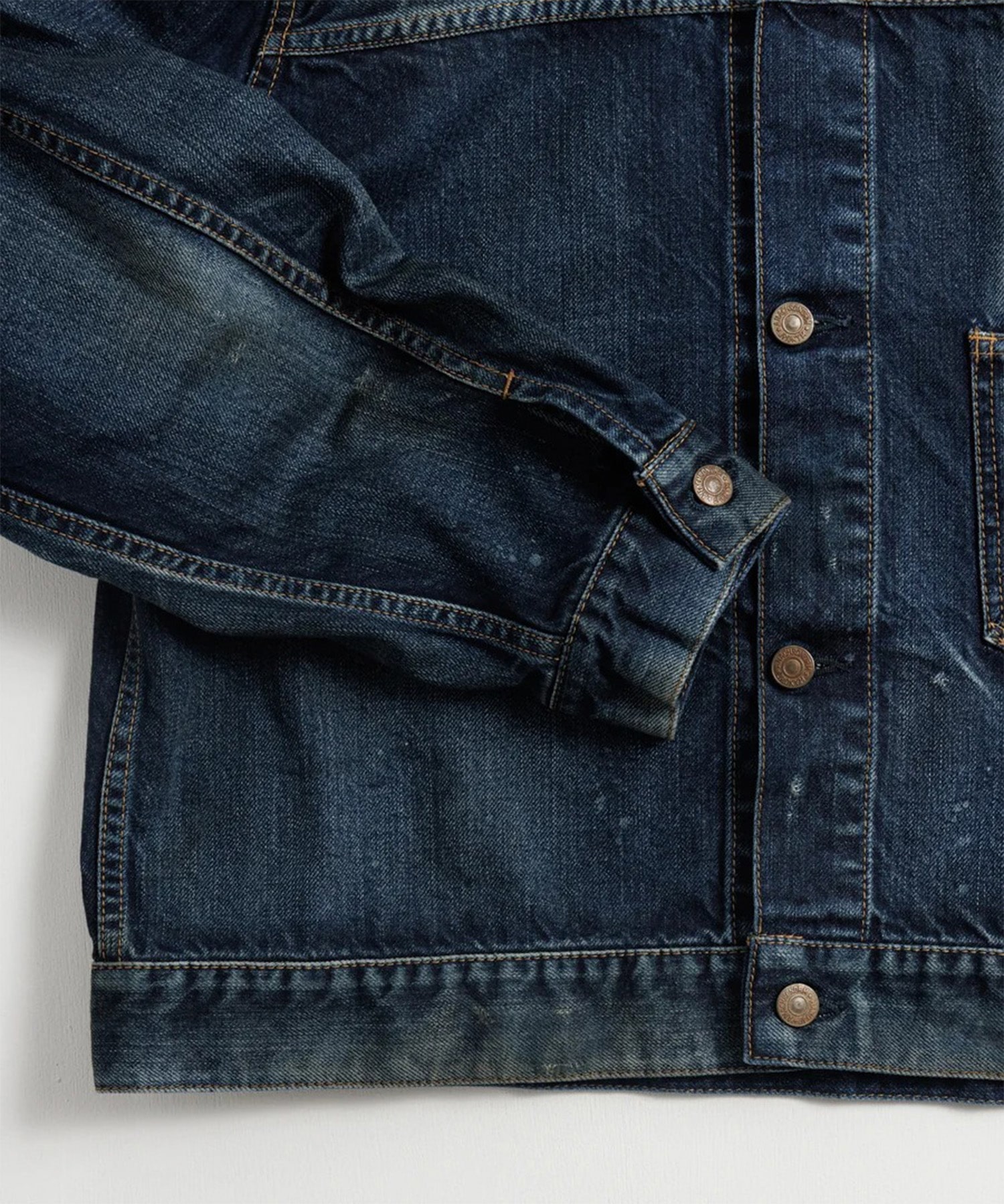 DAMAGED DENIM JACKET ANACHRONORM
