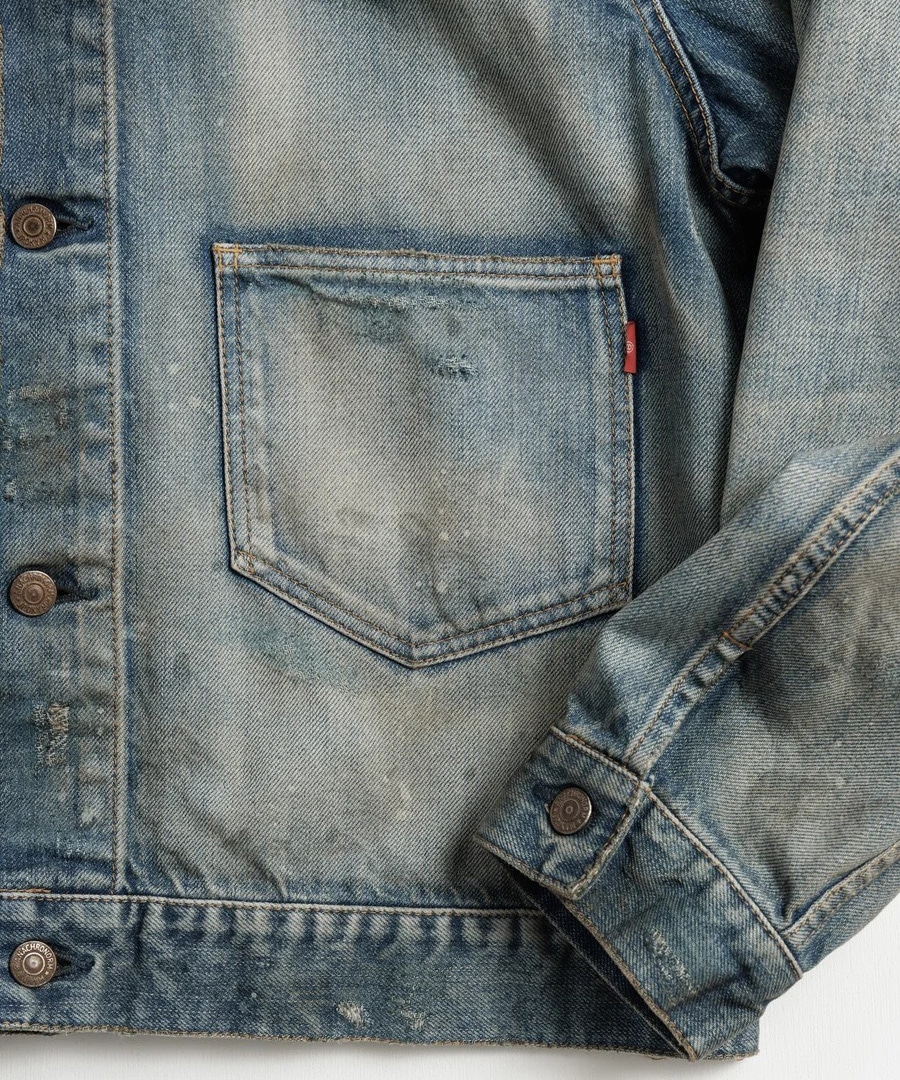DAMAGED DENIM JACKET ANACHRONORM