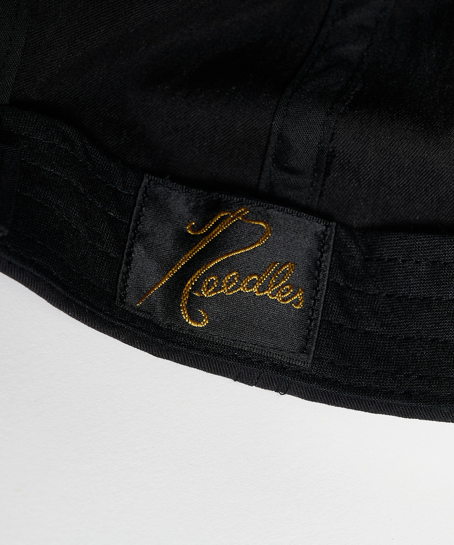 別注 Nylon Cap - Papillon Embroidery BLACK NEEDLES