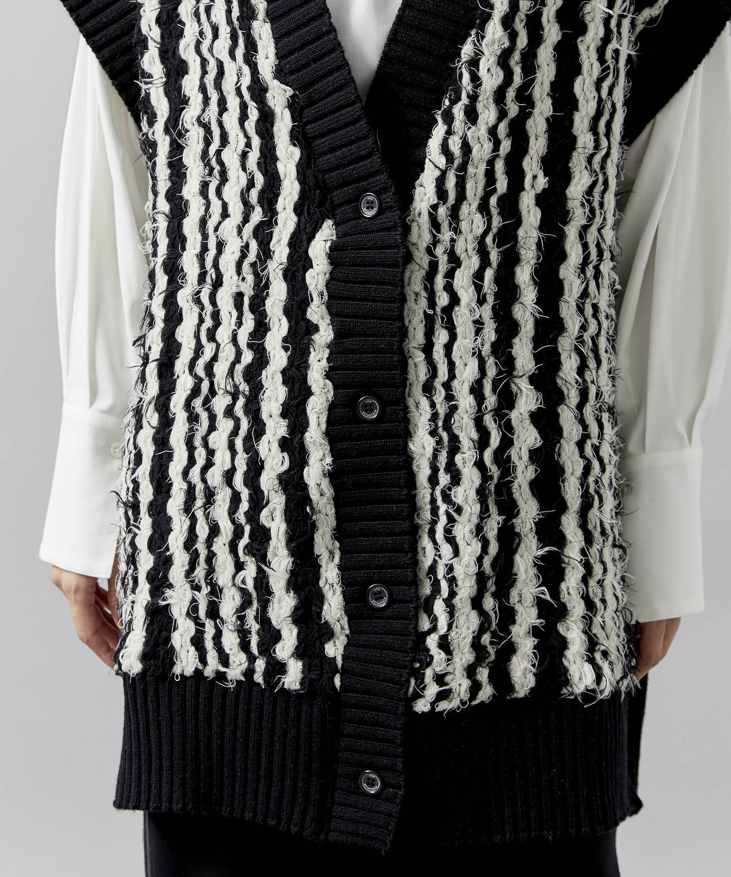 ソルボワ rito structure ☆ INRAY KNIT VEST - 通販 - wheelersintltd.com