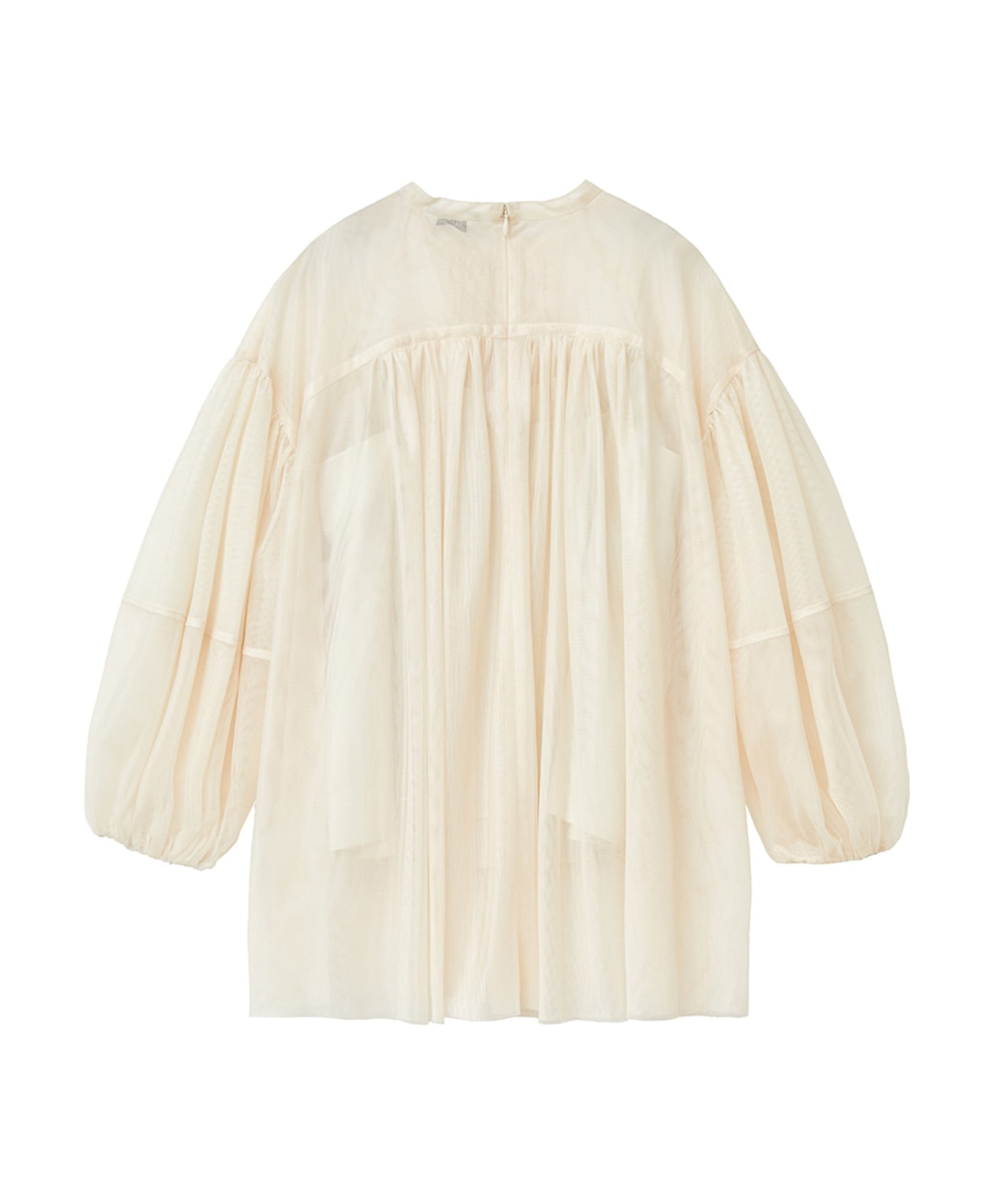 SHEER TULLE BALLOON SLEEVE TOPS(1 IVORY): CLANE: WOMENS｜ STUDIOUS