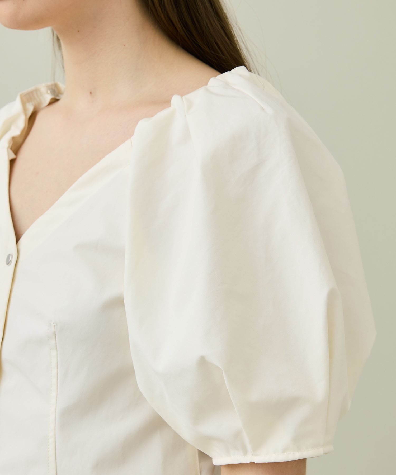 Two Fabric Combinated Blouse rito structure