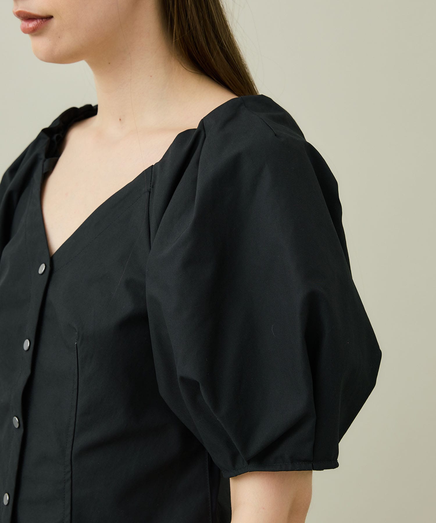 Two Fabric Combinated Blouse rito structure