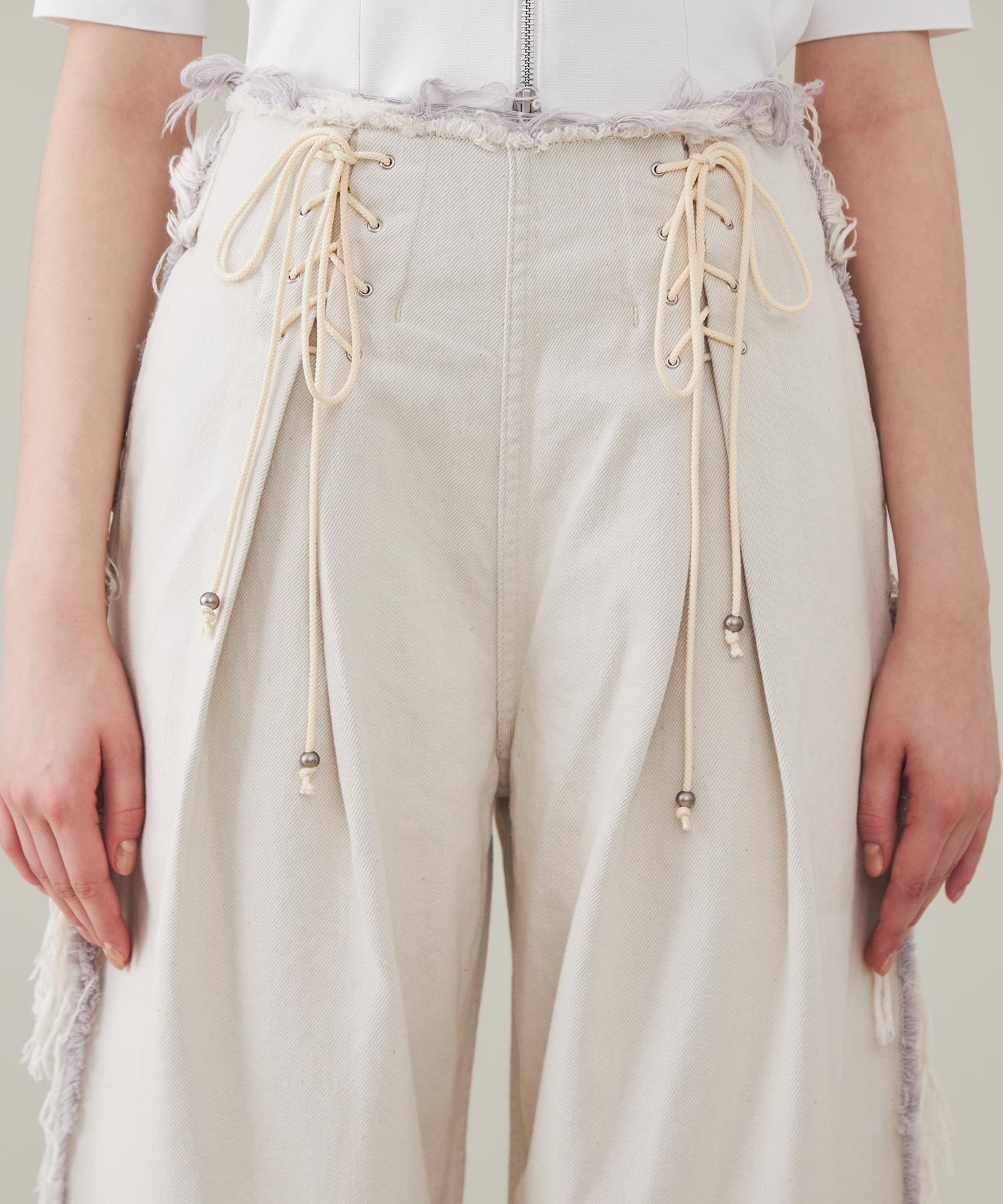 TAVAR - Laced up waist LIVINGTONE