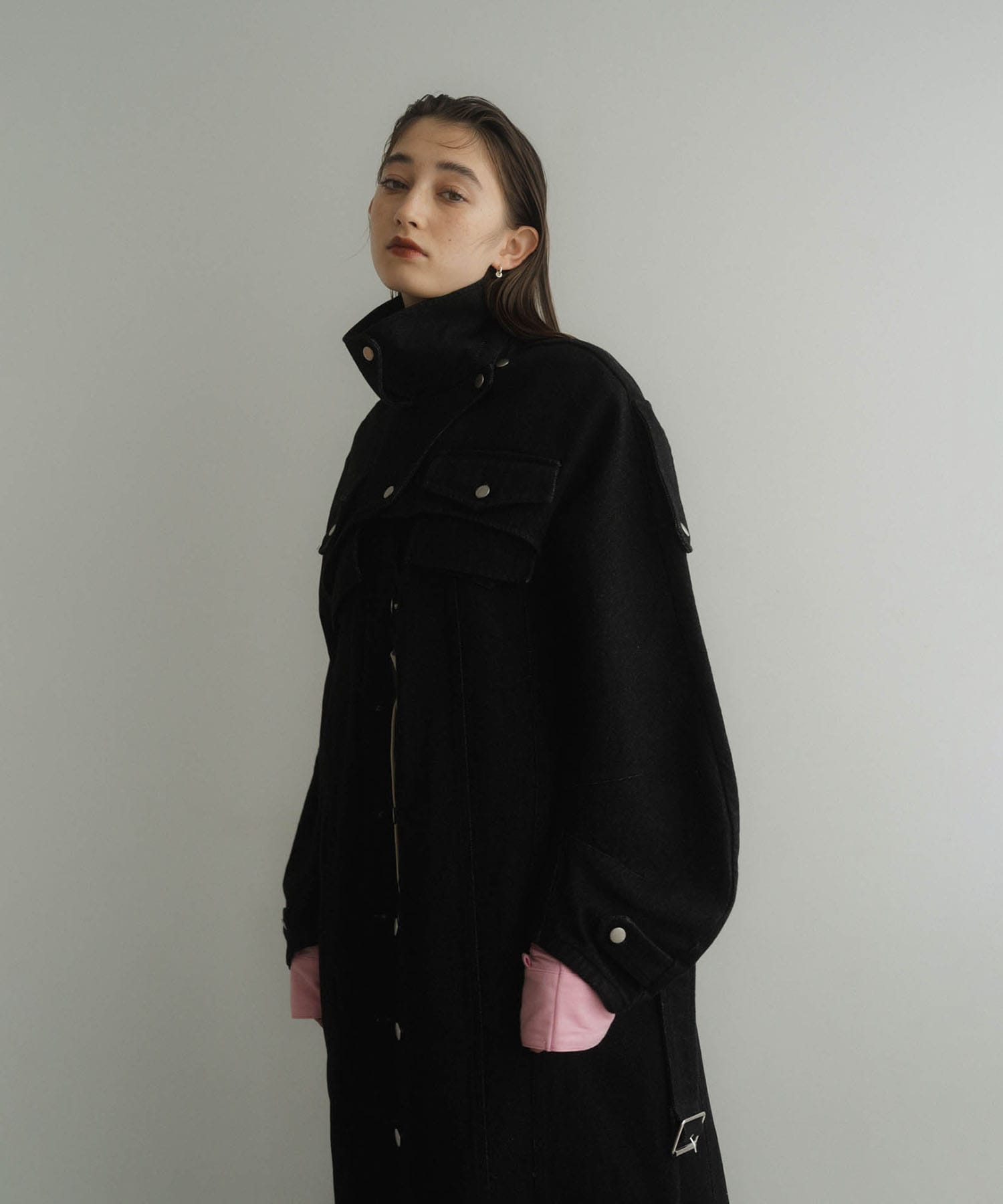 3way denim trench coat(FREE BLACK): KnuthMarf: WOMENS｜ STUDIOUS