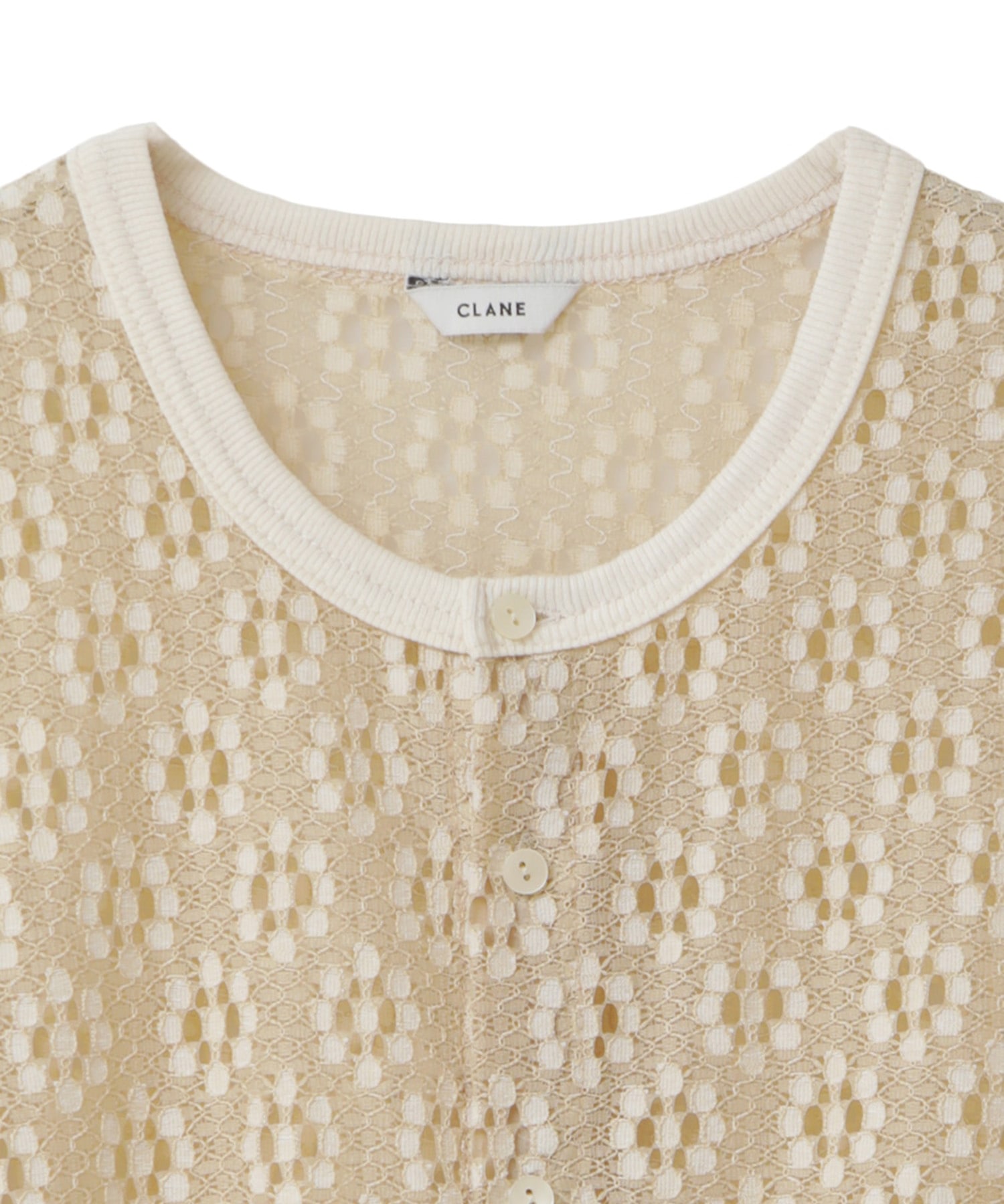 VINTAGE LACE MINI PUFF CARDIGAN(1 IVORY): CLANE: WOMENS｜ STUDIOUS