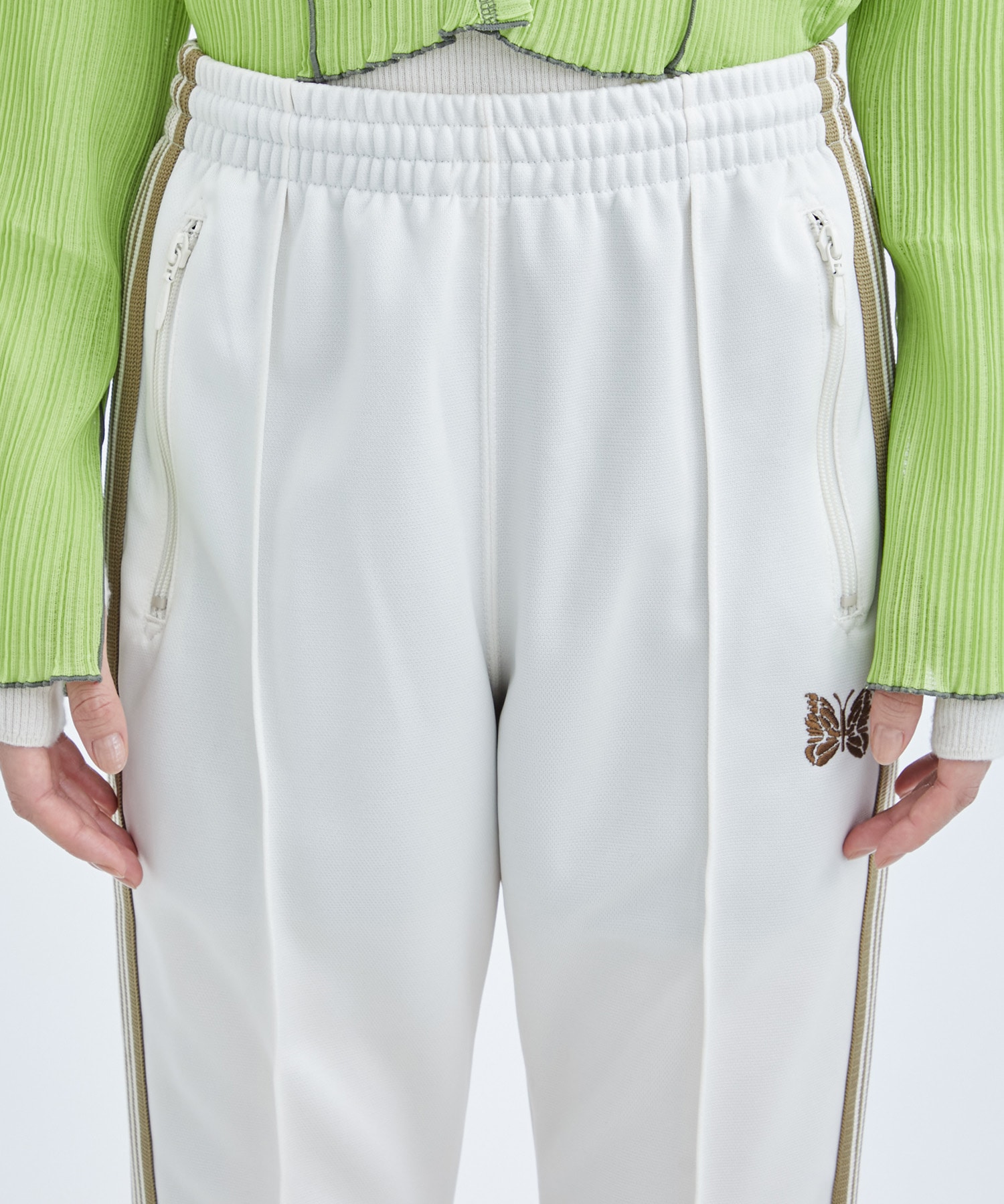 別注〉Track Pant NARROW(XS IVORY): Needles: WOMENS｜ STUDIOUS ONLINE公式通販サイト