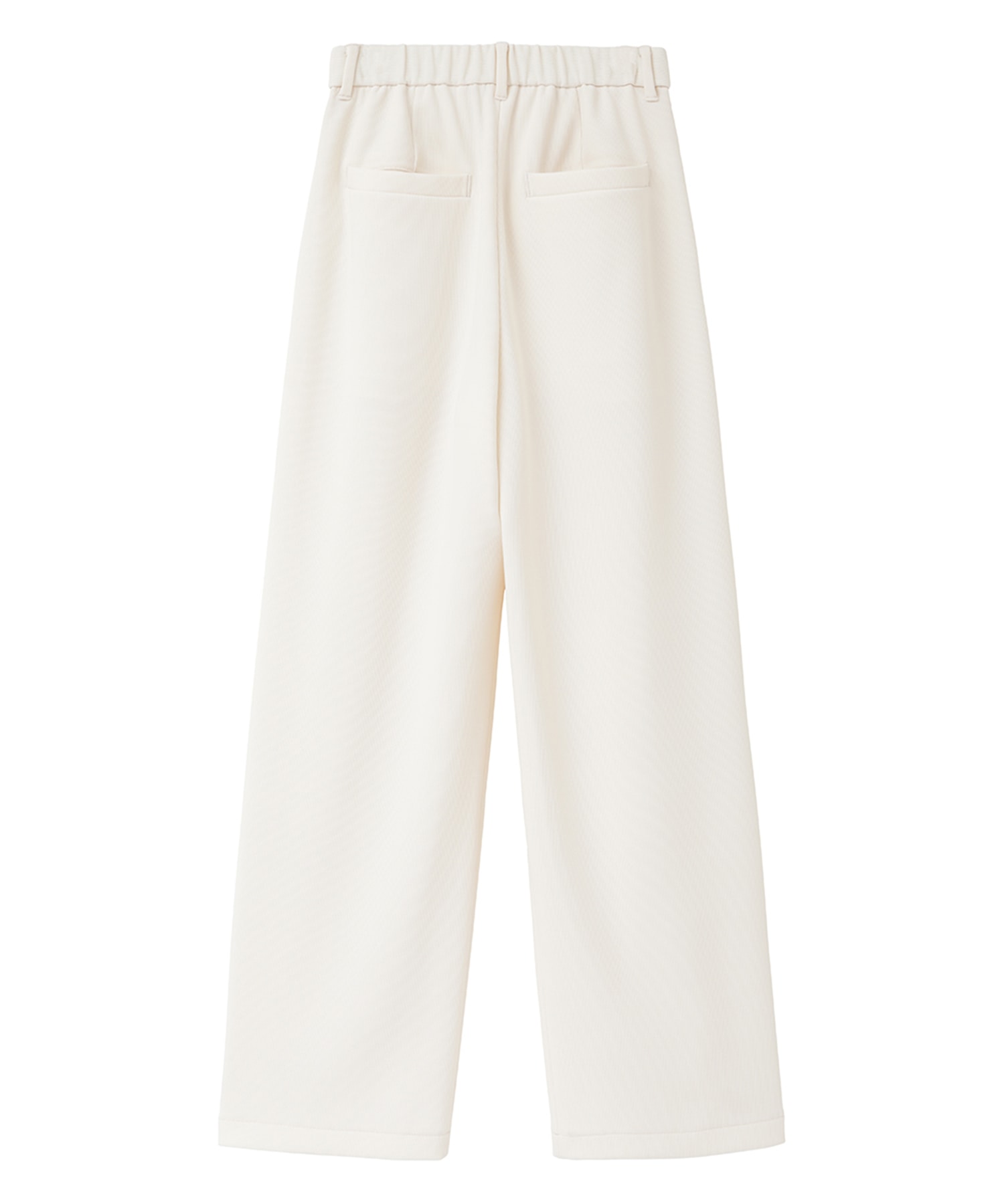 CLANE RIB STRIPE TUCK PANTS