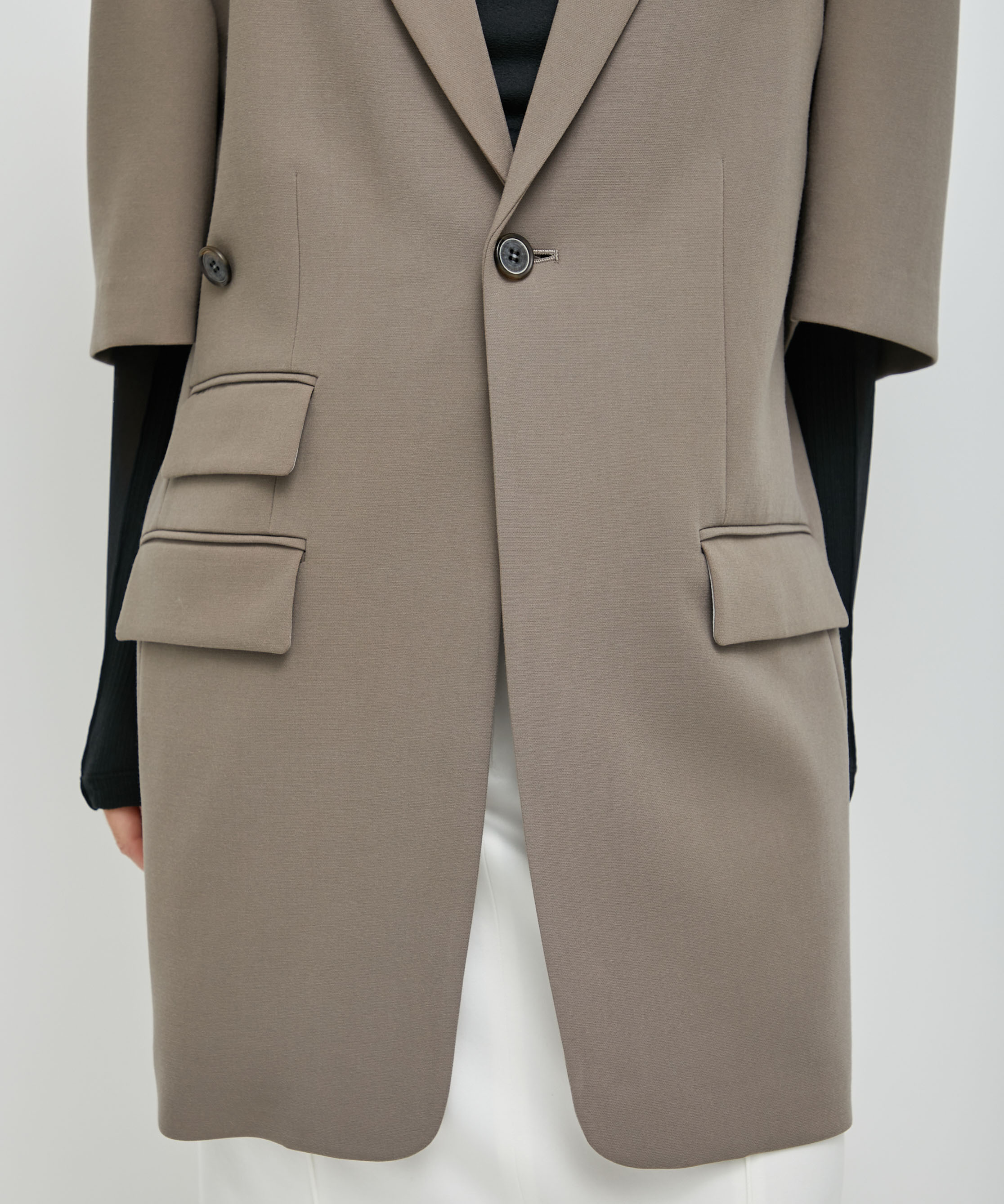 Half Sleeve Tailored Jacket(1 TAUPE): STUDIOUS: WOMENS｜ STUDIOUS