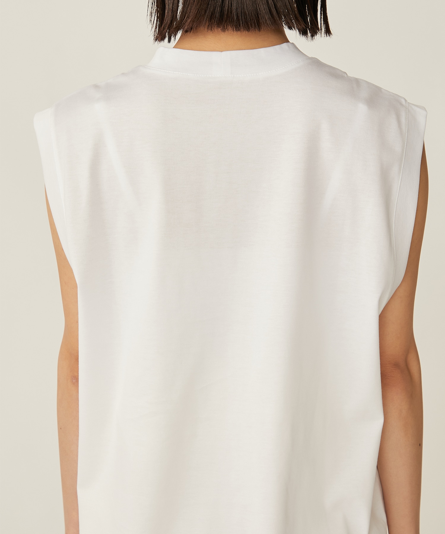 Suvin Cotton Jersey Emboridery Top(2 WHITE): Mame Kurogouchi