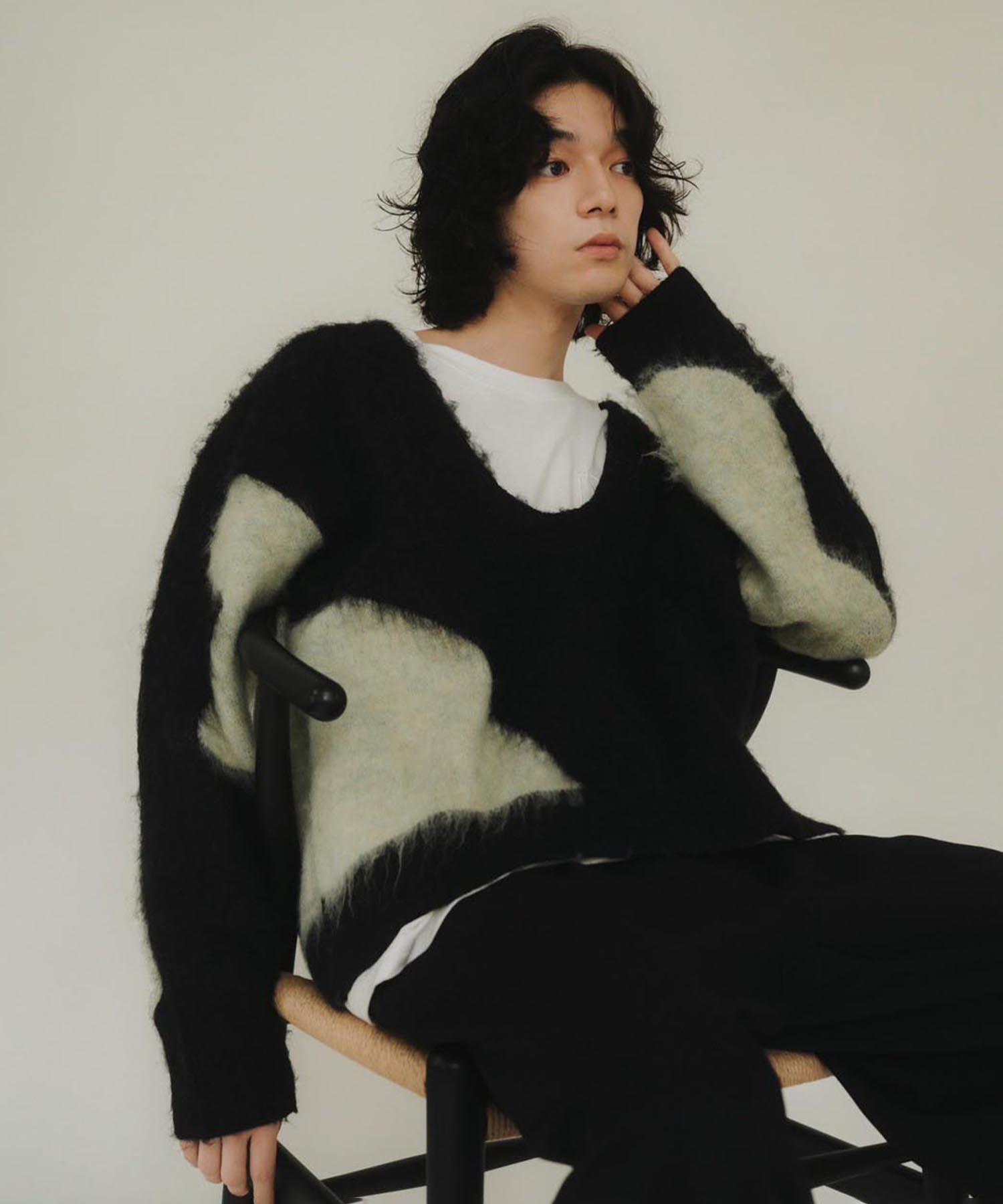 knuthmarf Uneck knit pullover - ニット/セーター