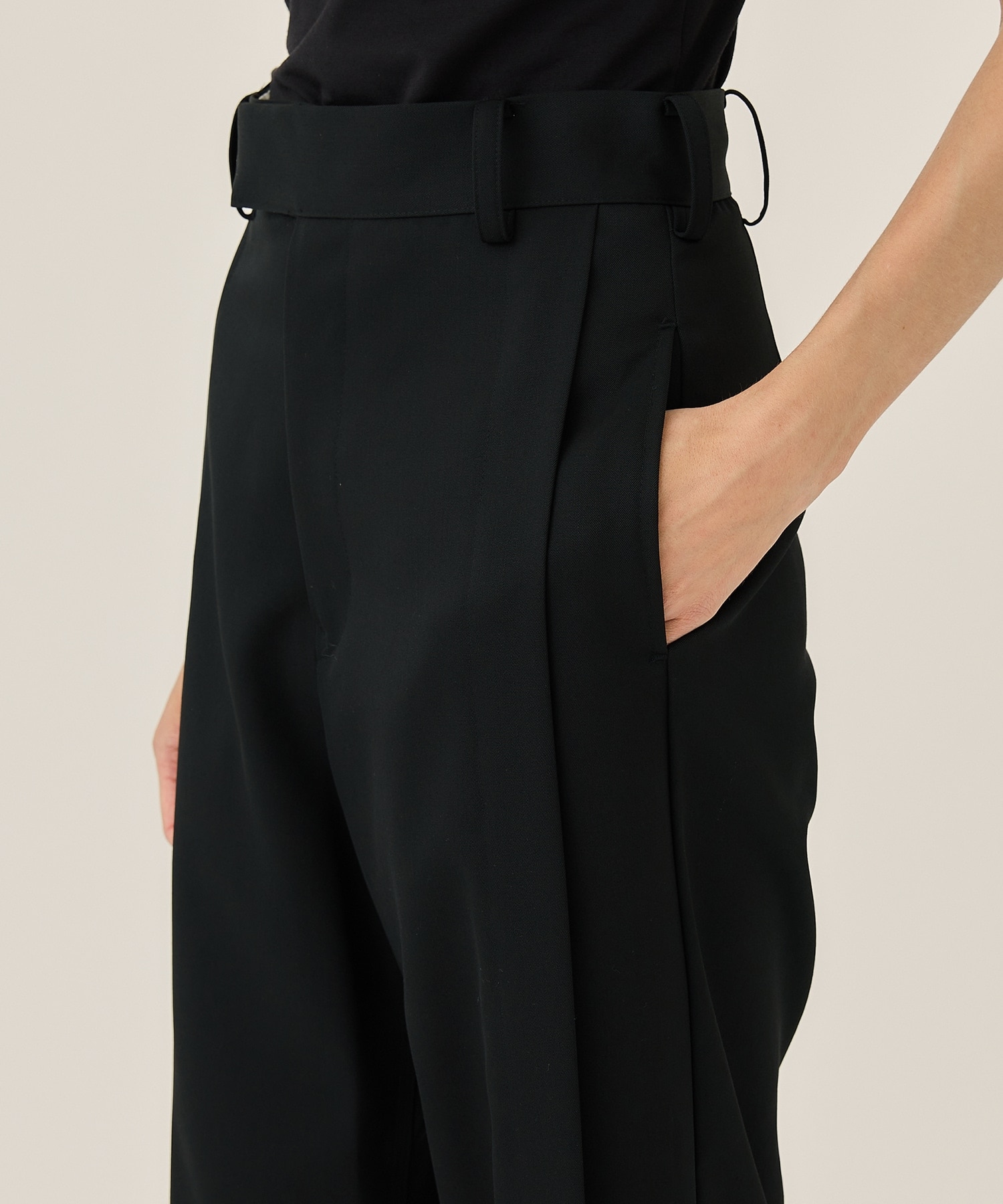 Slit Flare pants(1 BLACK): UJOH: WOMENS｜ STUDIOUS ONLINE公式通販 