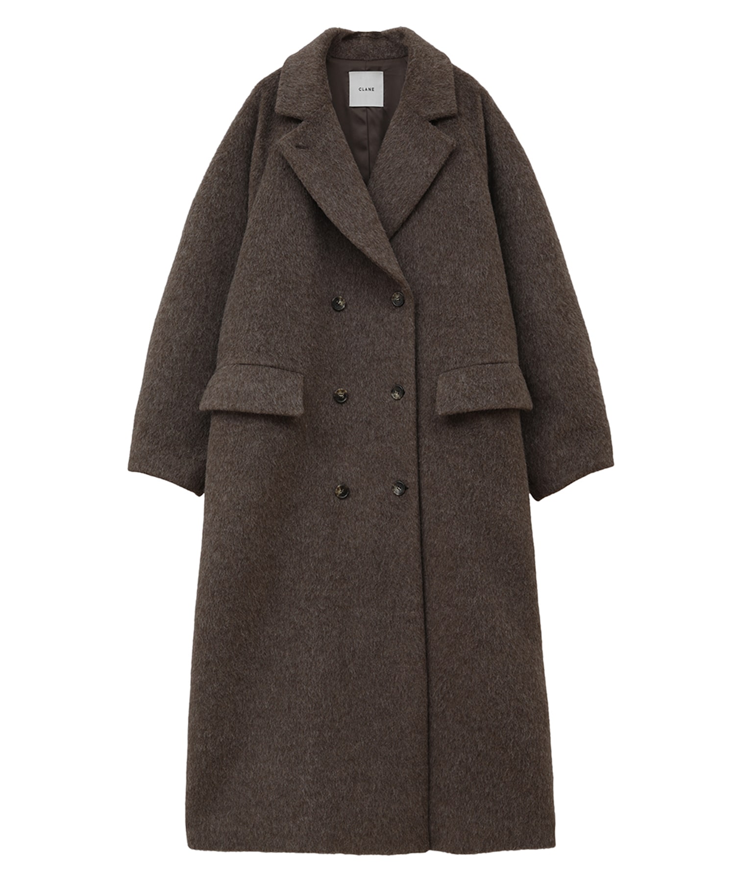 DOUBLE WOOL LONG COAT(1 BROWN): CLANE: WOMENS｜ STUDIOUS ONLINE