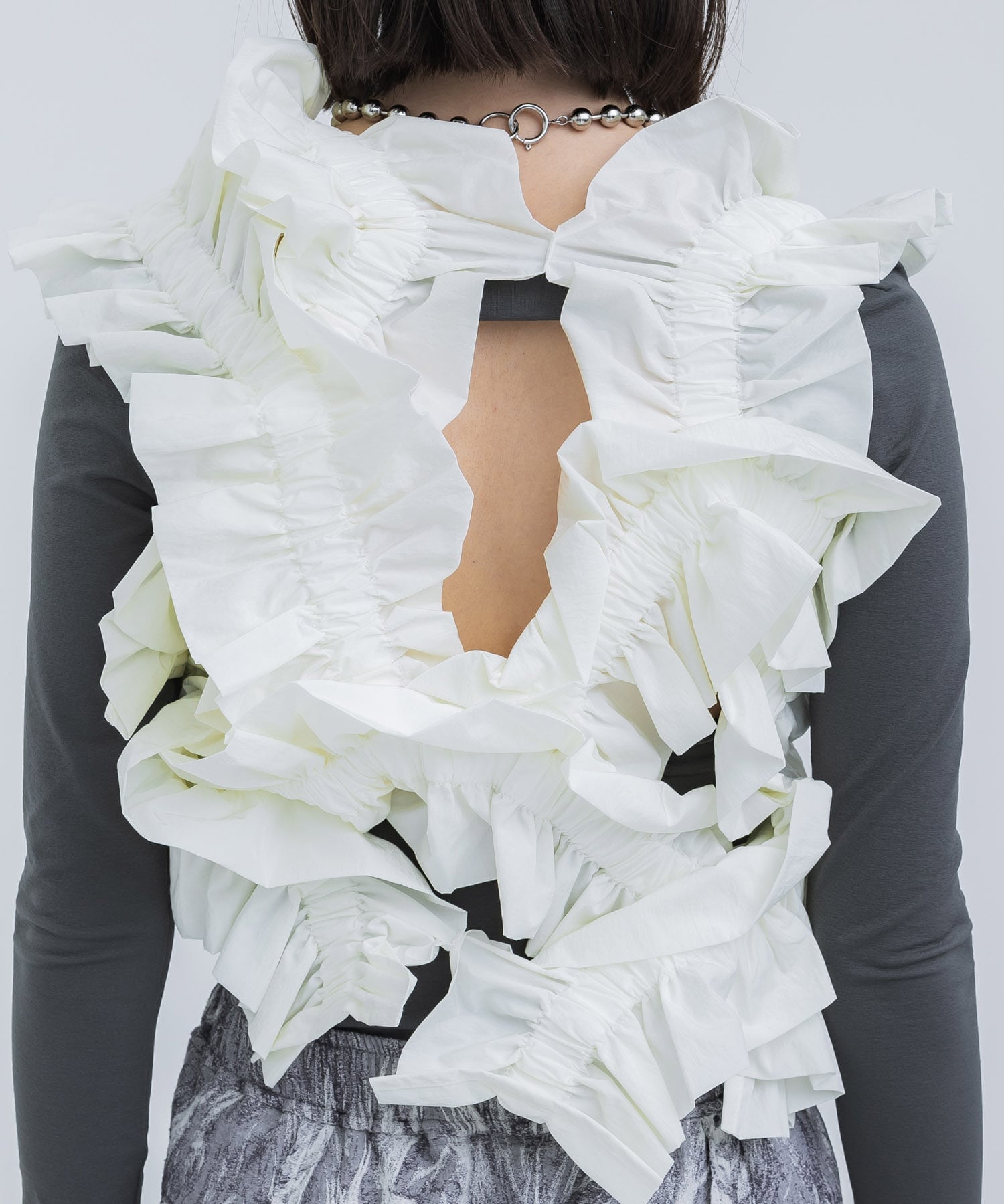 kiki frill vest(FREE WHITE): HOUGA: WOMENS｜ STUDIOUS ONLINE公式 