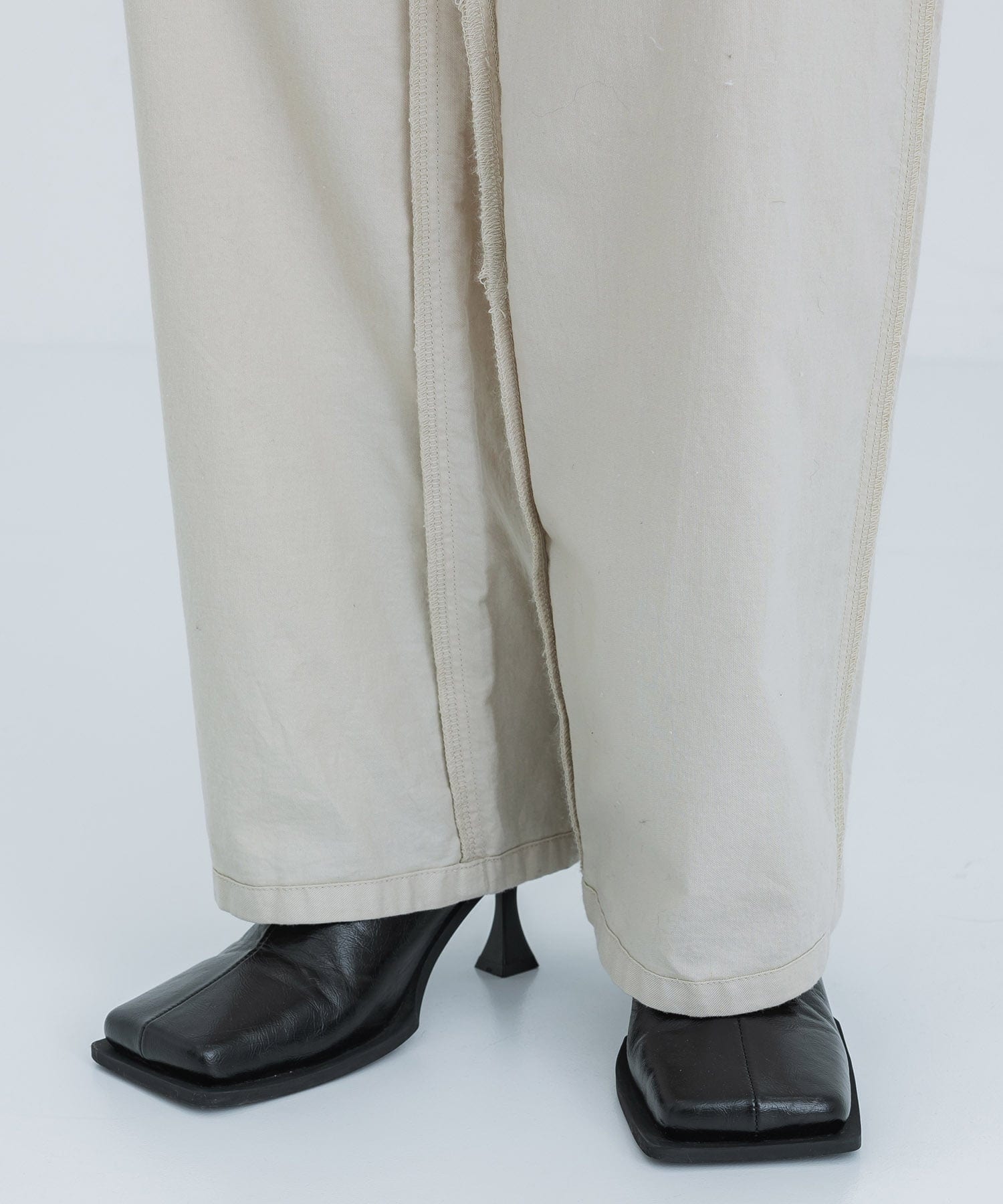 Layered Denim Pants(S GREY): kotohayokozawa: WOMENS｜ STUDIOUS 