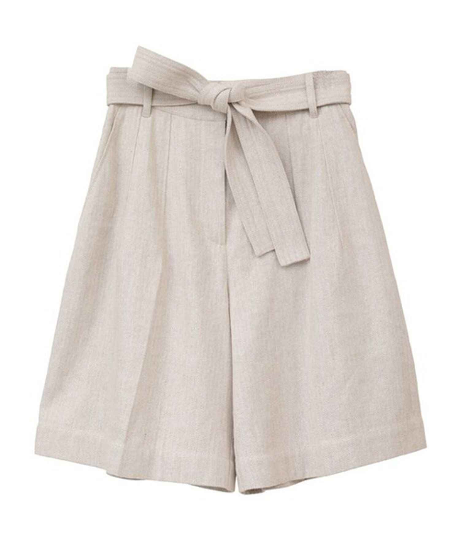 STITCH BELT HALF PANTS CLANE