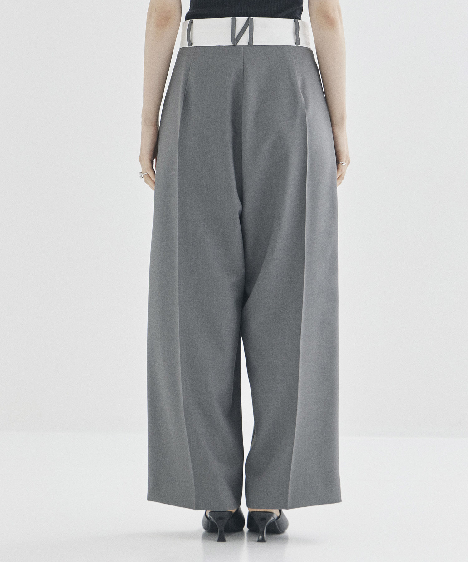 Asymmetric Front Trousers STUDIOUS