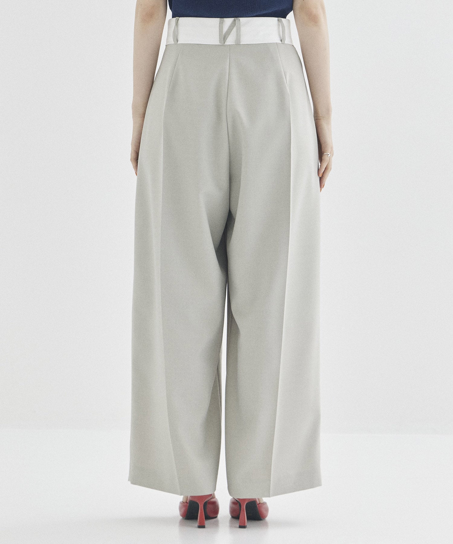 Asymmetric Front Trousers STUDIOUS