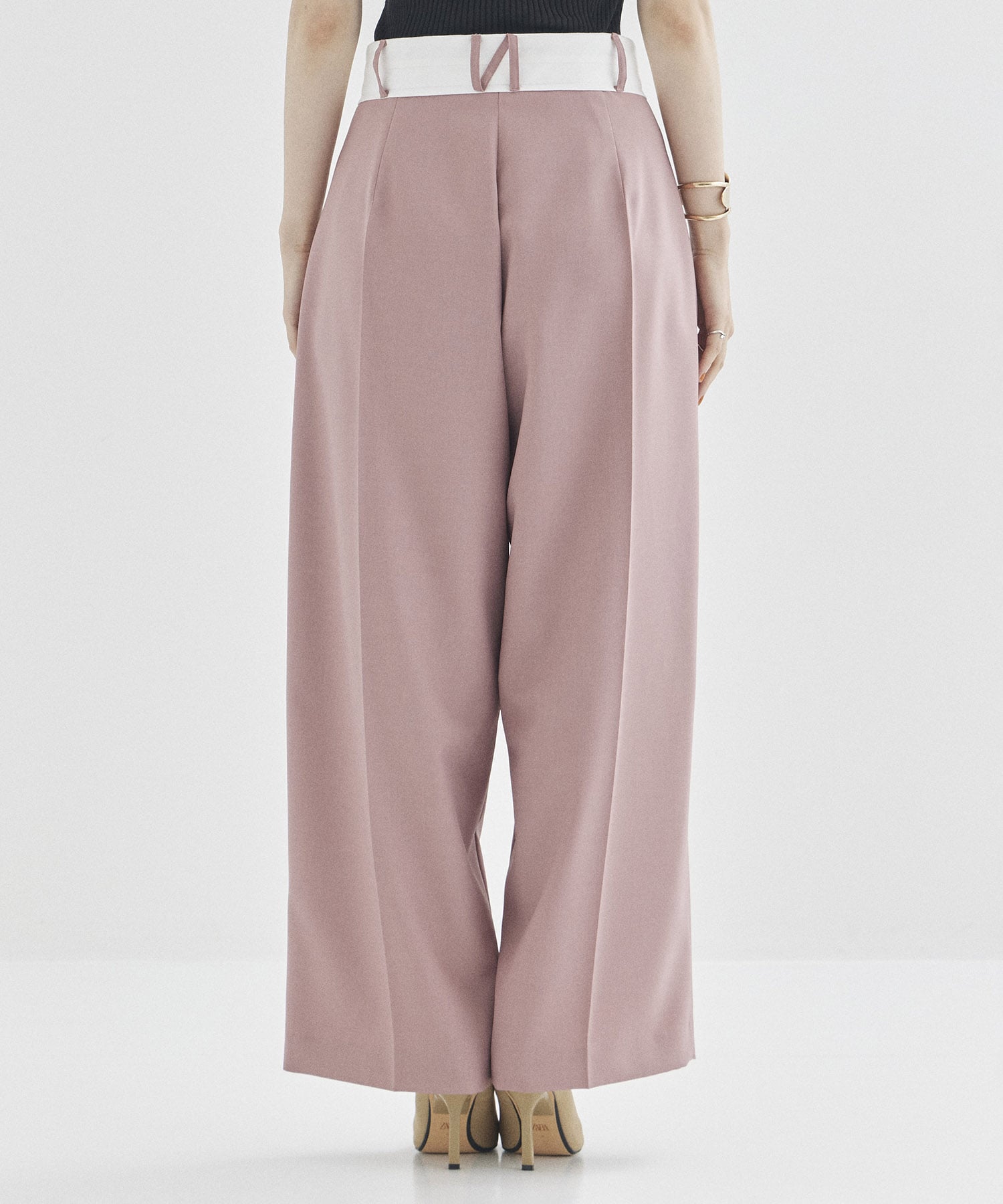 Asymmetric Front Trousers STUDIOUS