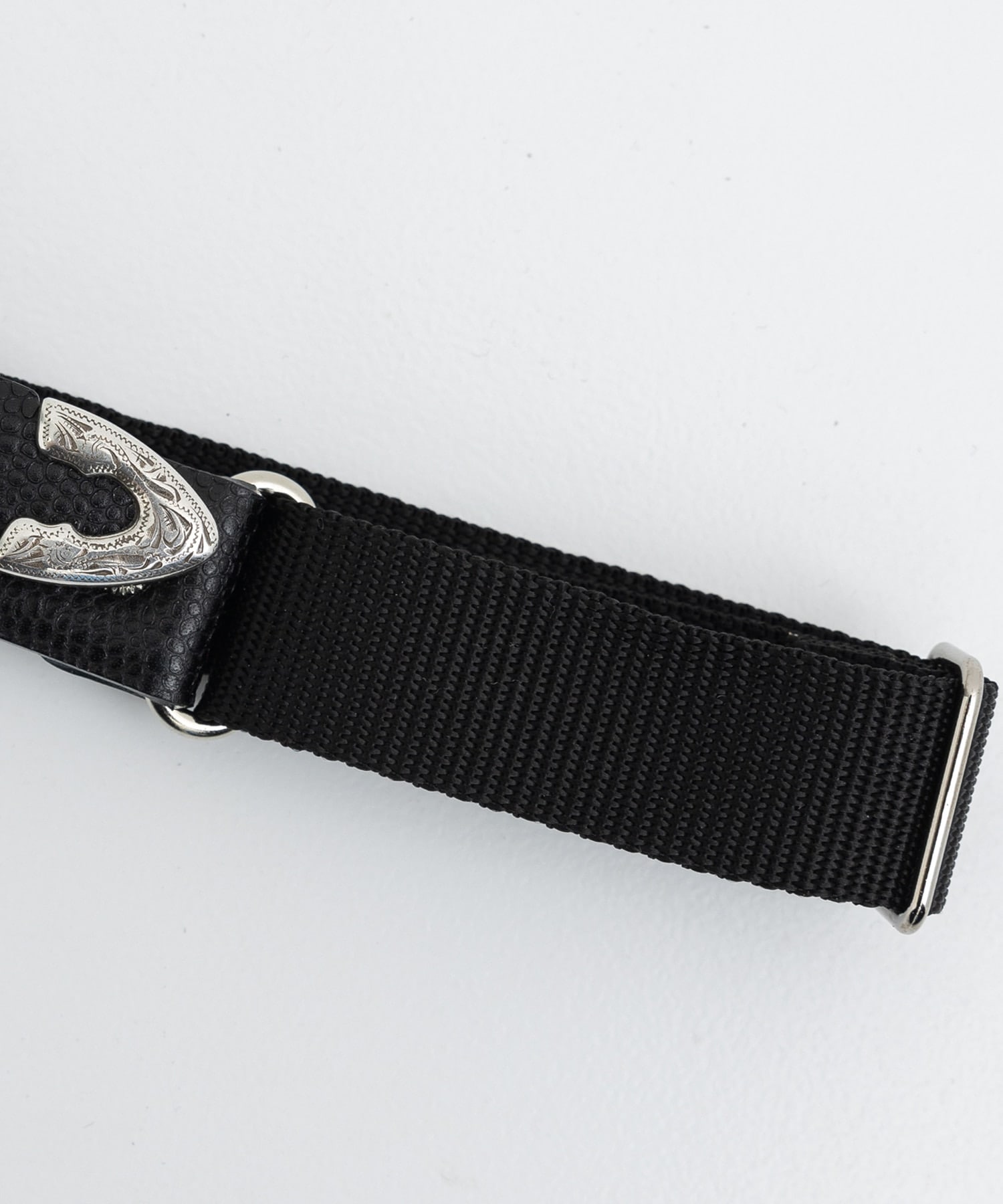 Leather nylon belt TOGA PULLA
