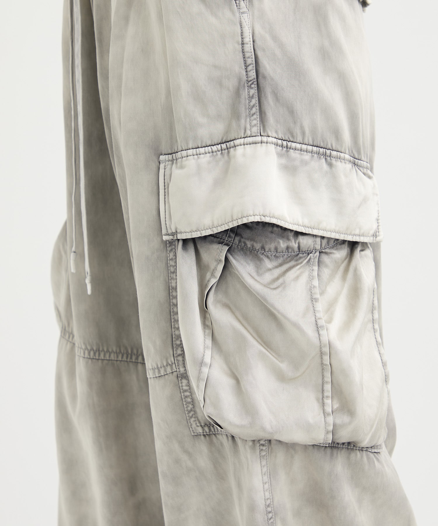 C/R SATIN CARGO PANTS Maison MIHARA YASUHIRO