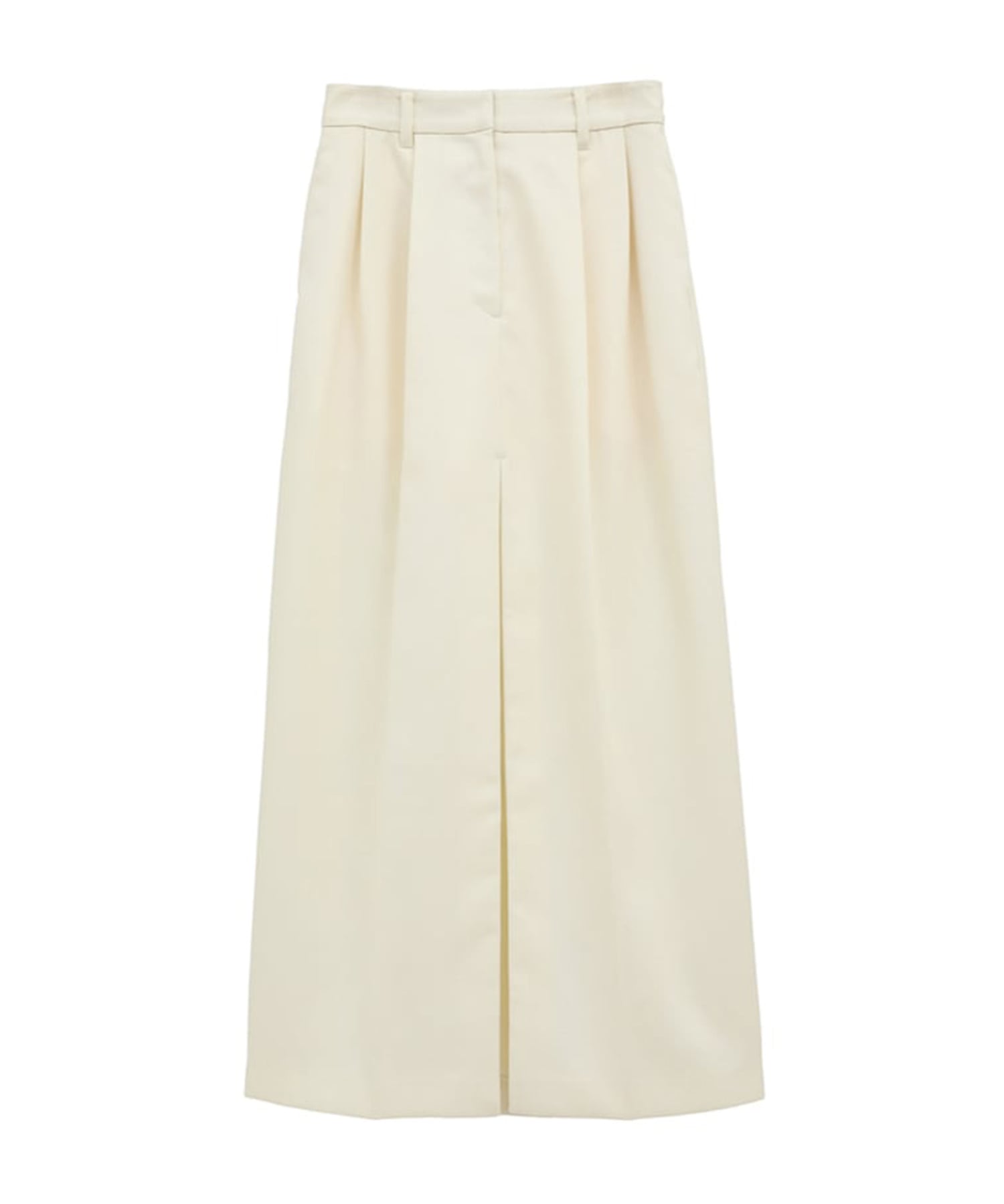 FRONT SLIT TUCK SKIRT CLANE