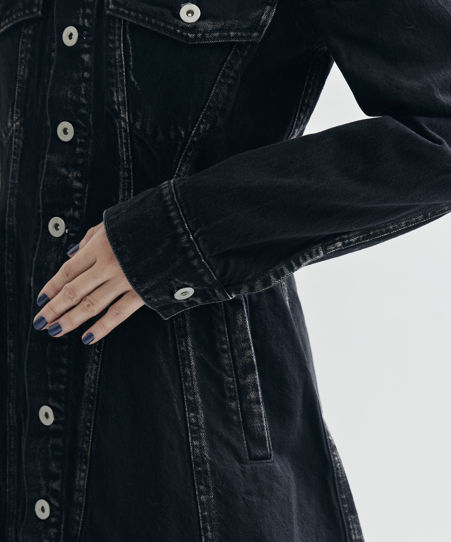 DENIM SLIT JACKET FETICO