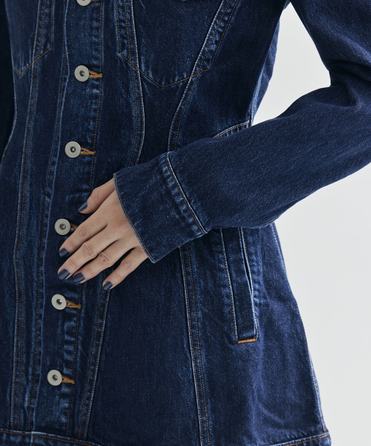 DENIM SLIT JACKET FETICO