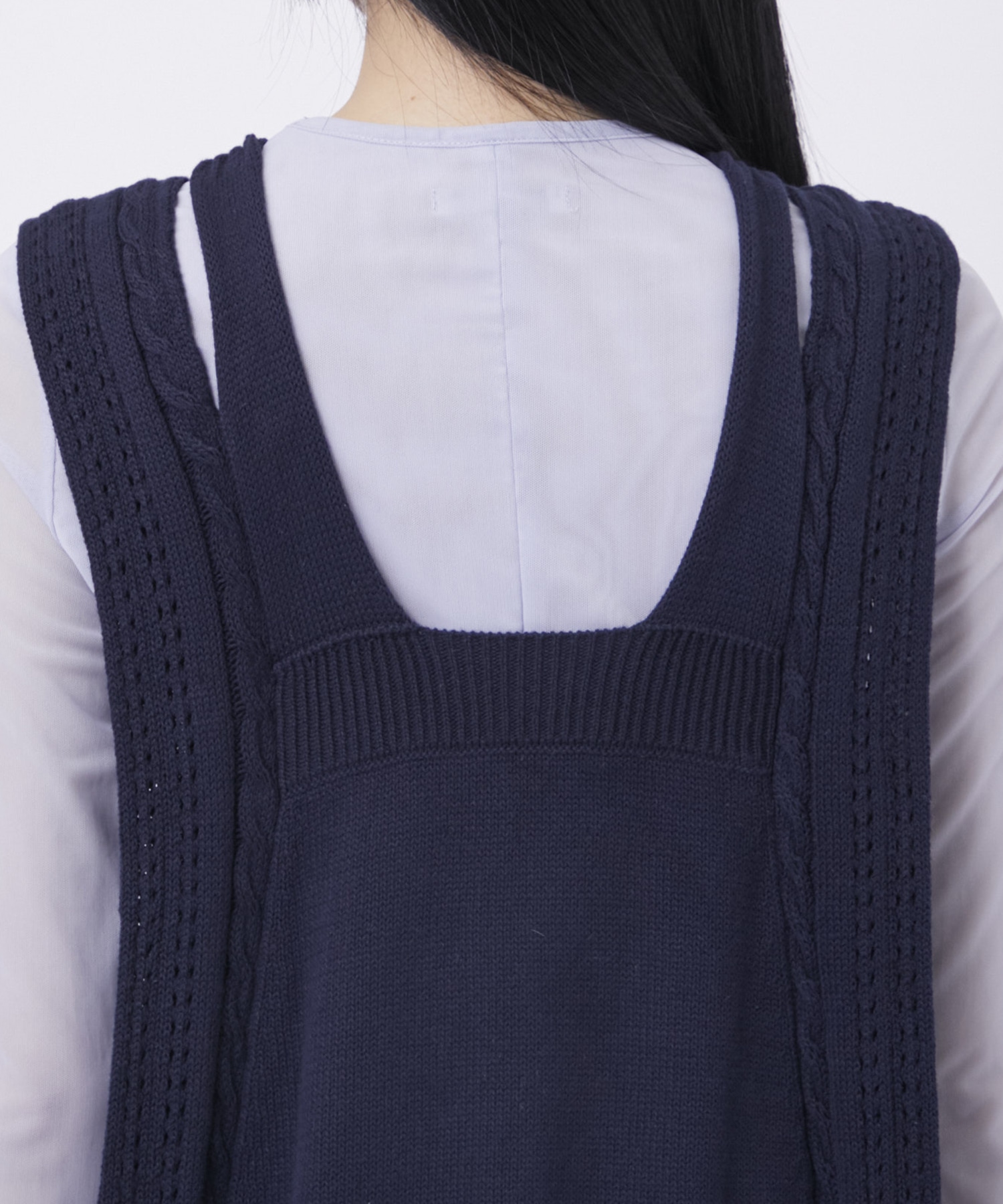 Zip Knit Onepiece PEIEN