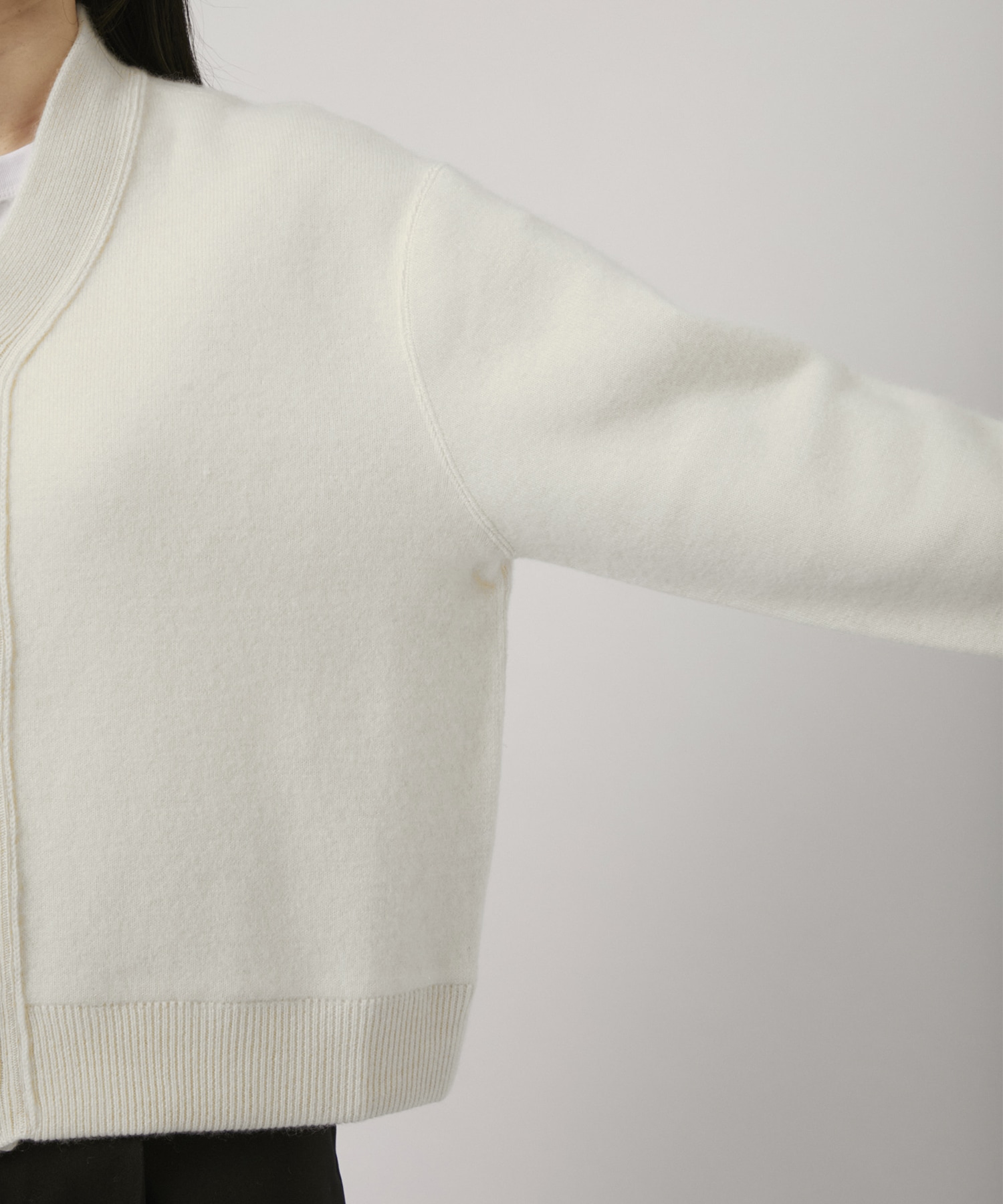 RERACS SNAP BUTTON KNIT CARDIGAN THE RERACS