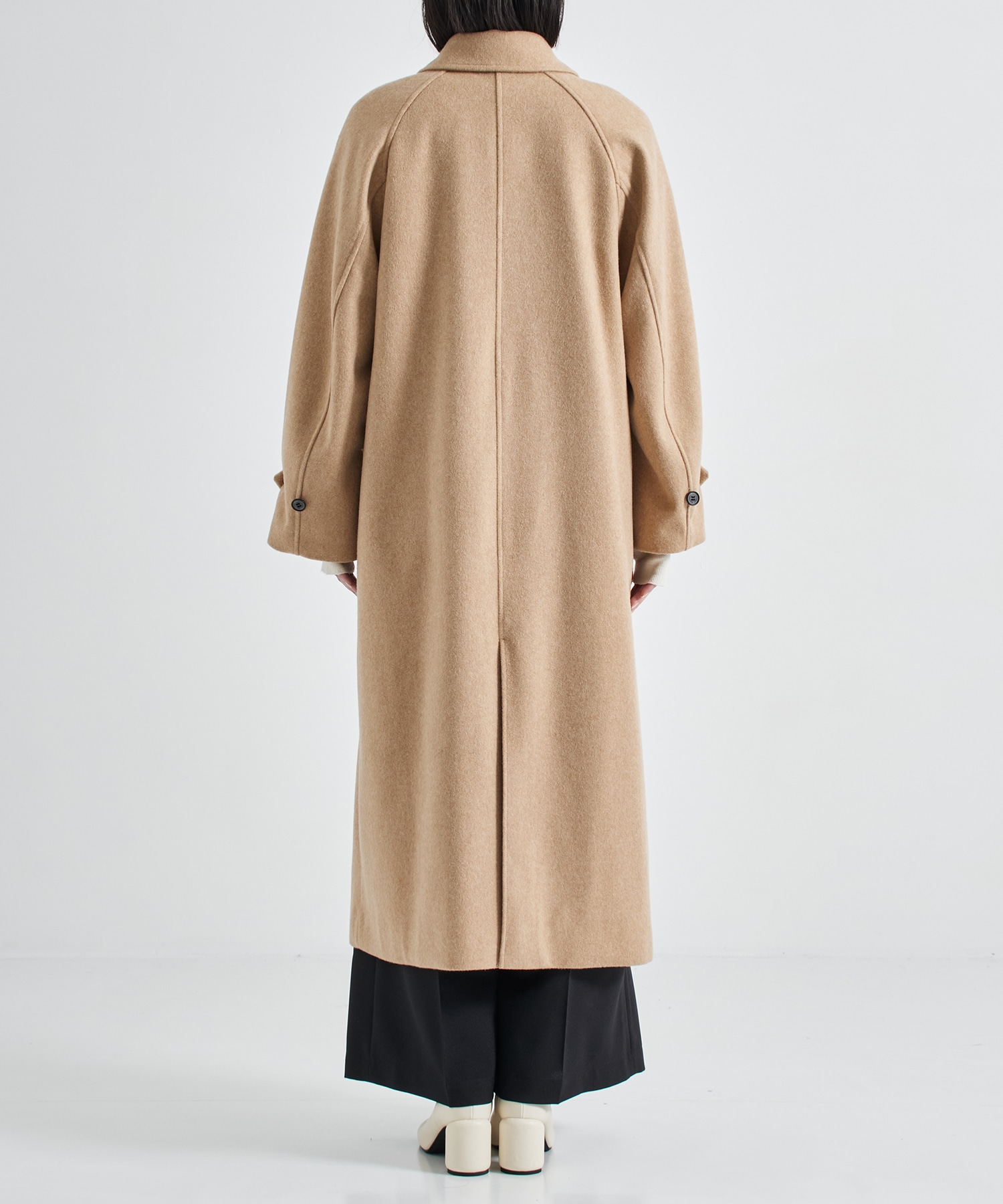 Stand Collar Wool Coat STUDIOUS