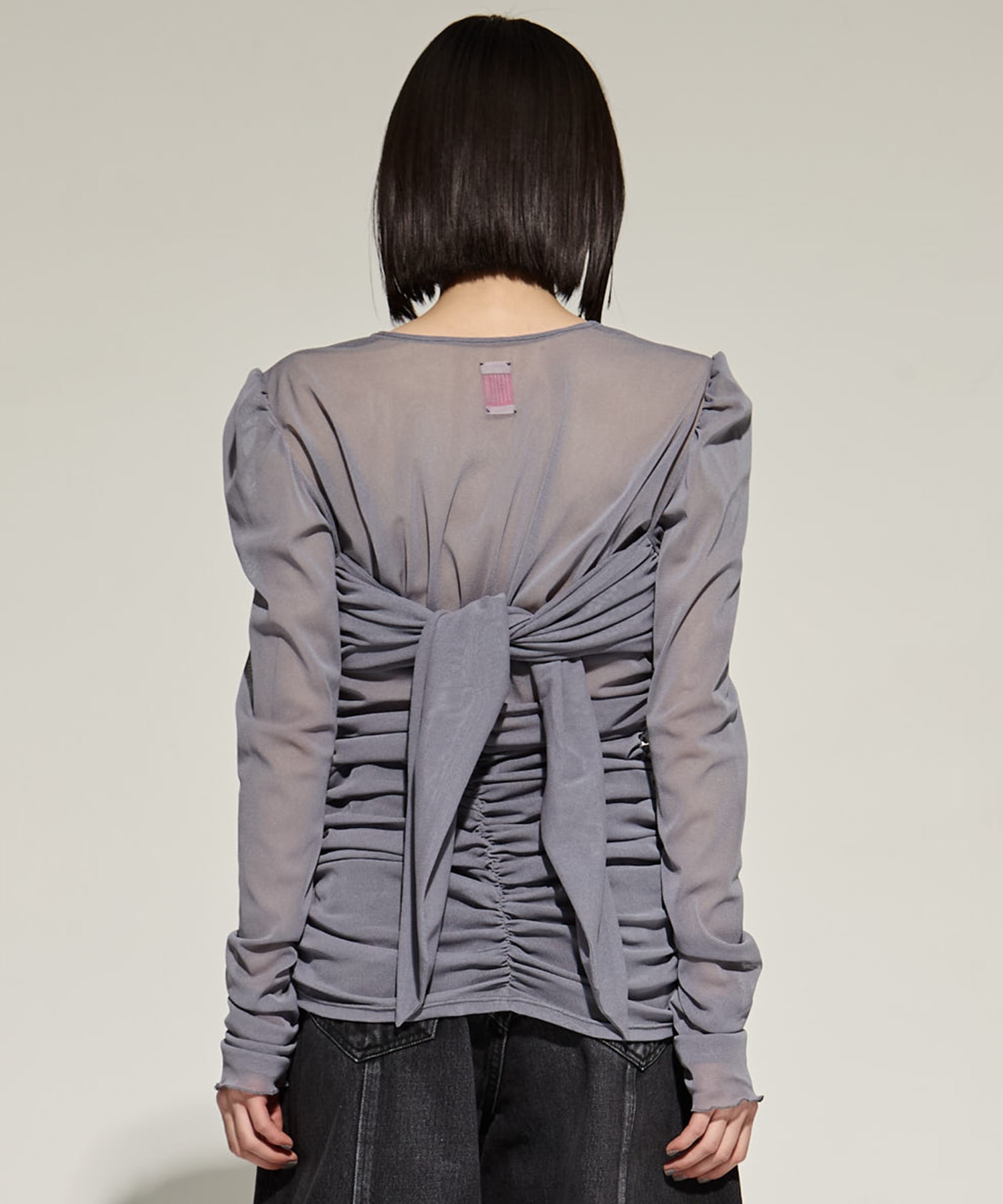 別注 TULLE GATHERED TOP FETICO