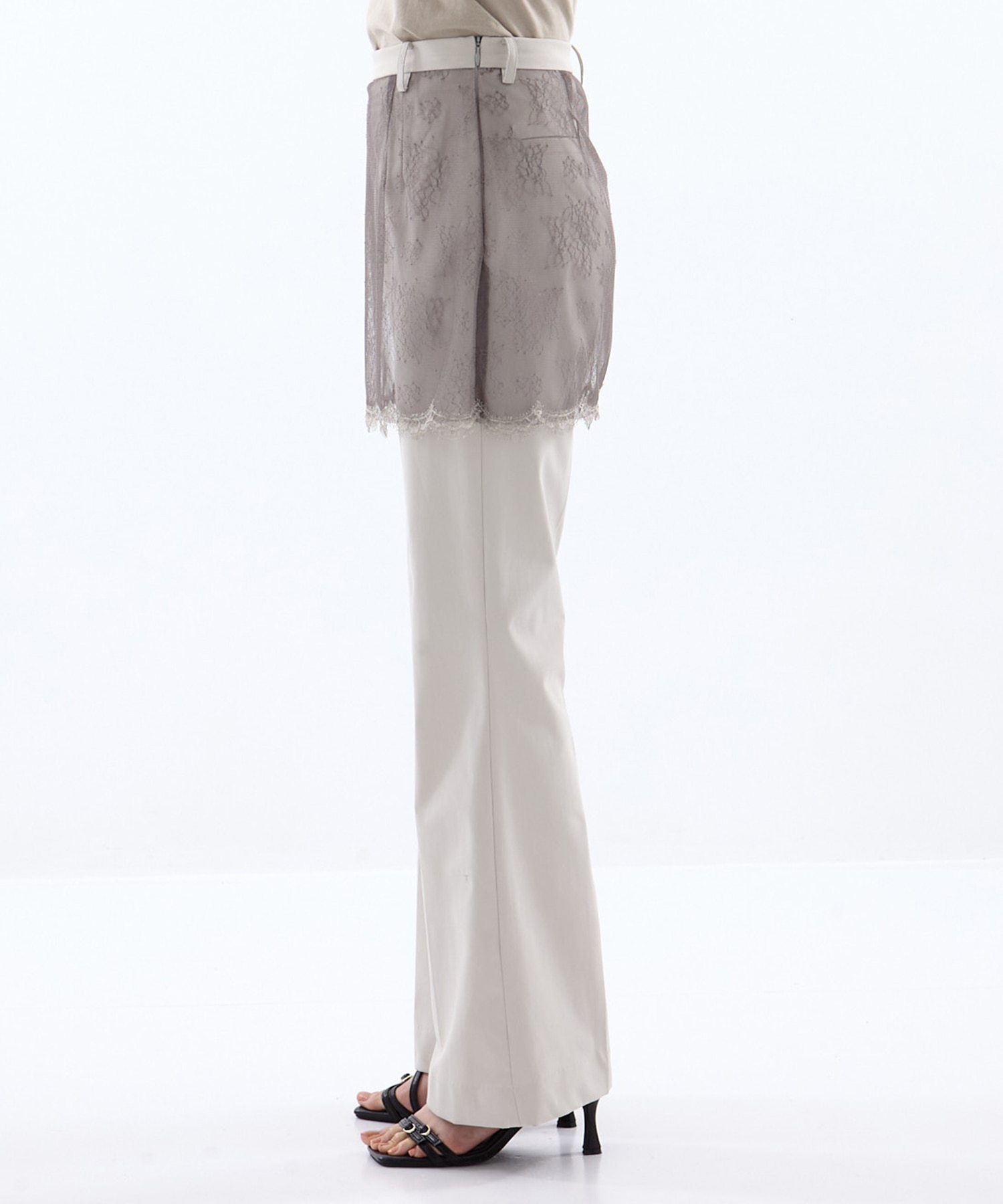 flower tulle skirt pants tanakadaisuke