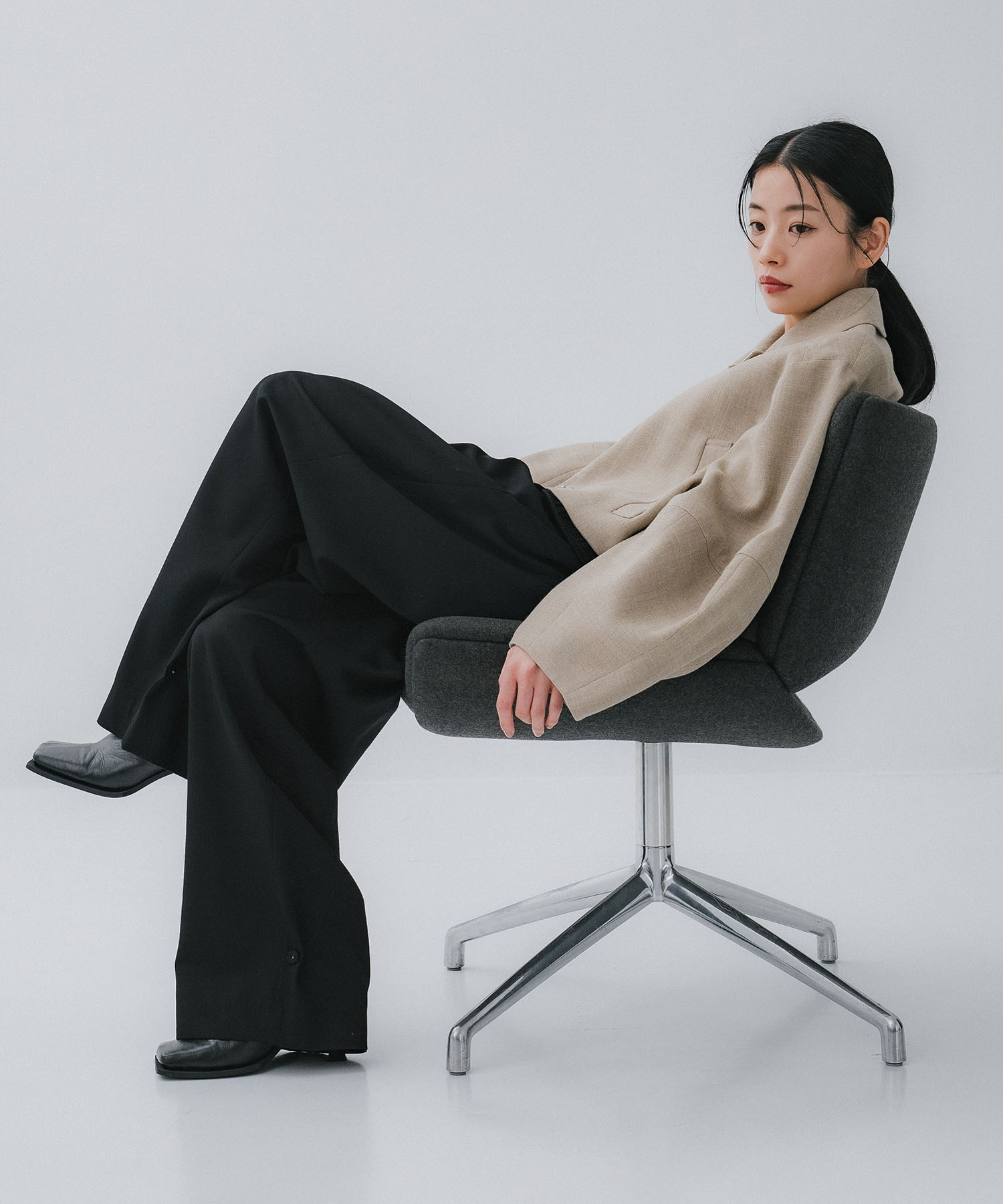 COCOON SLEEVE SHORT JACKET CLANE
