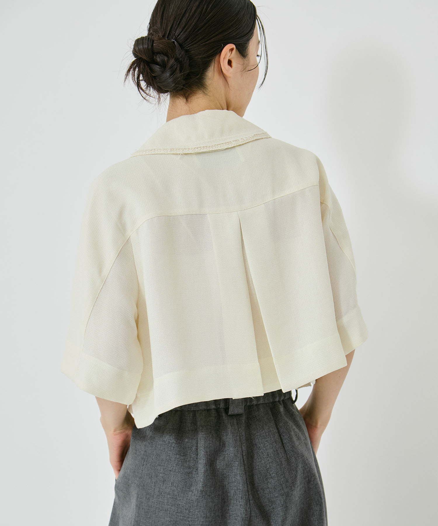 Half Sleeve Mesh Shirt STUDIOUS