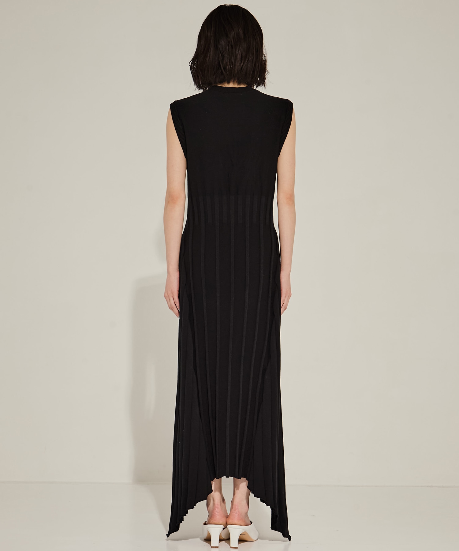 別注NO SLEEVE KNIT DRESS CINOH