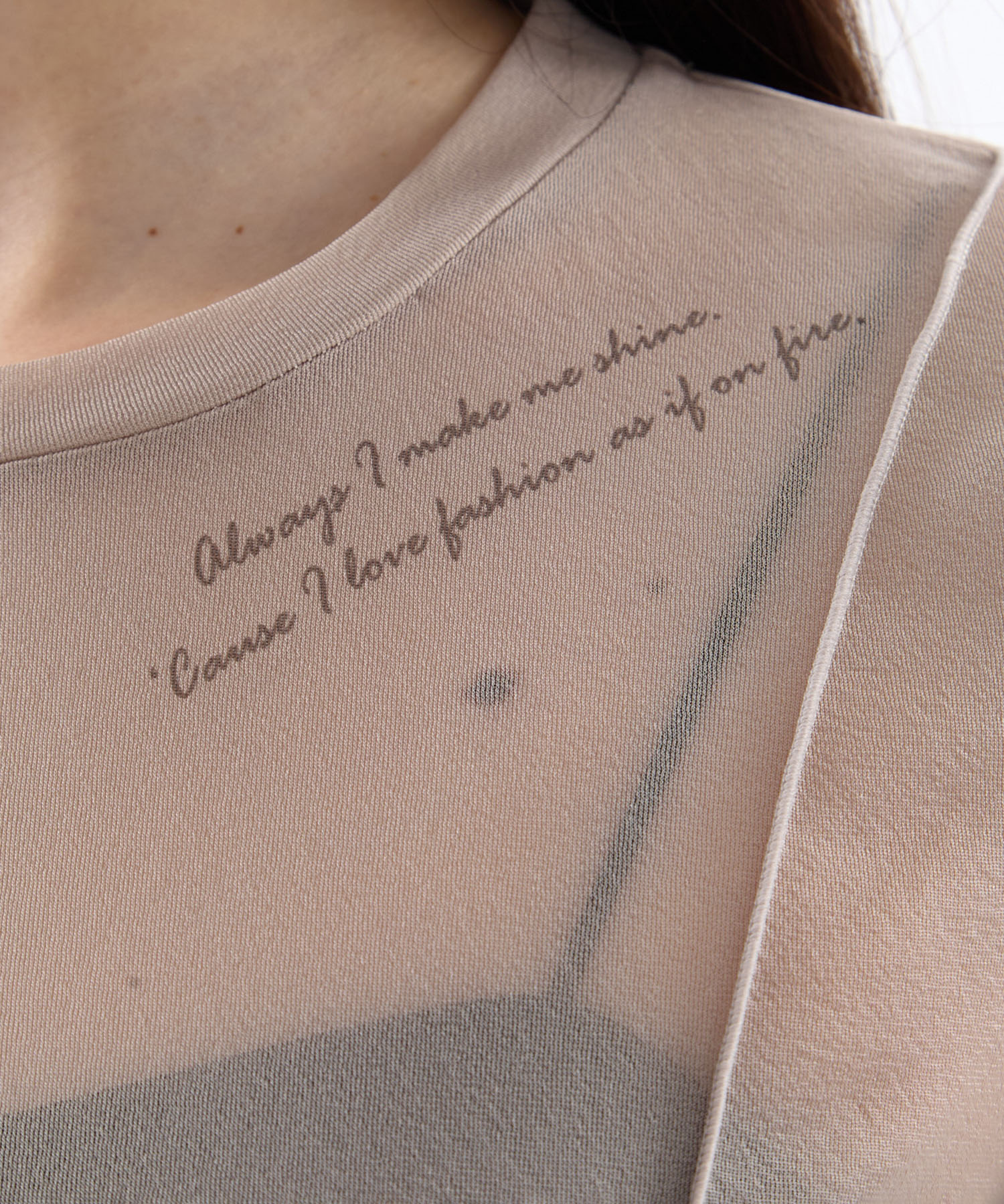 Tattoo Skin Mesh Top 