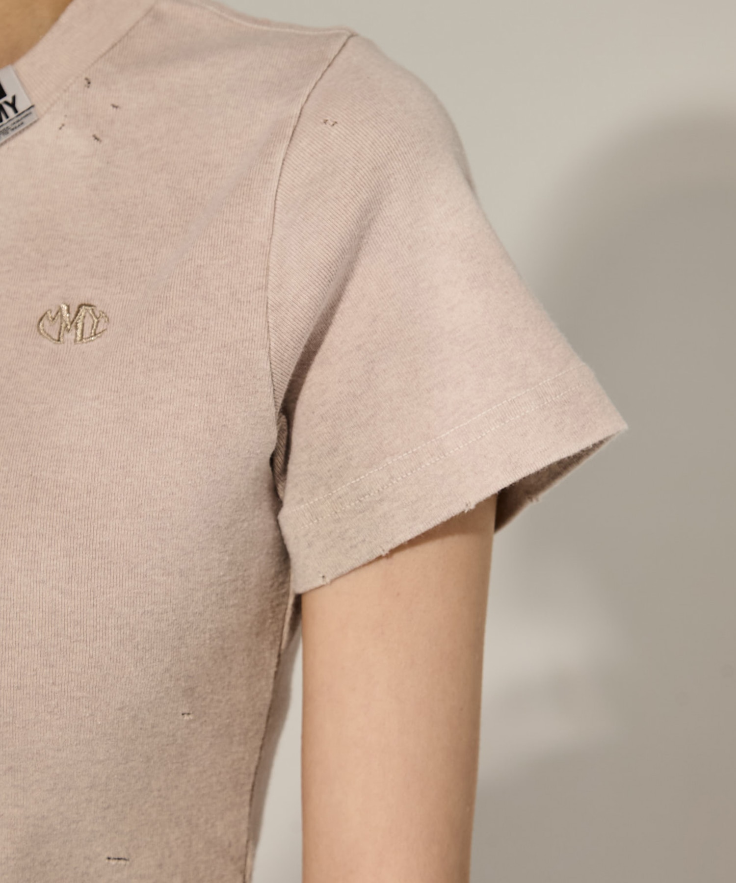 SUN FADED MINI TEE Maison MIHARA YASUHIRO